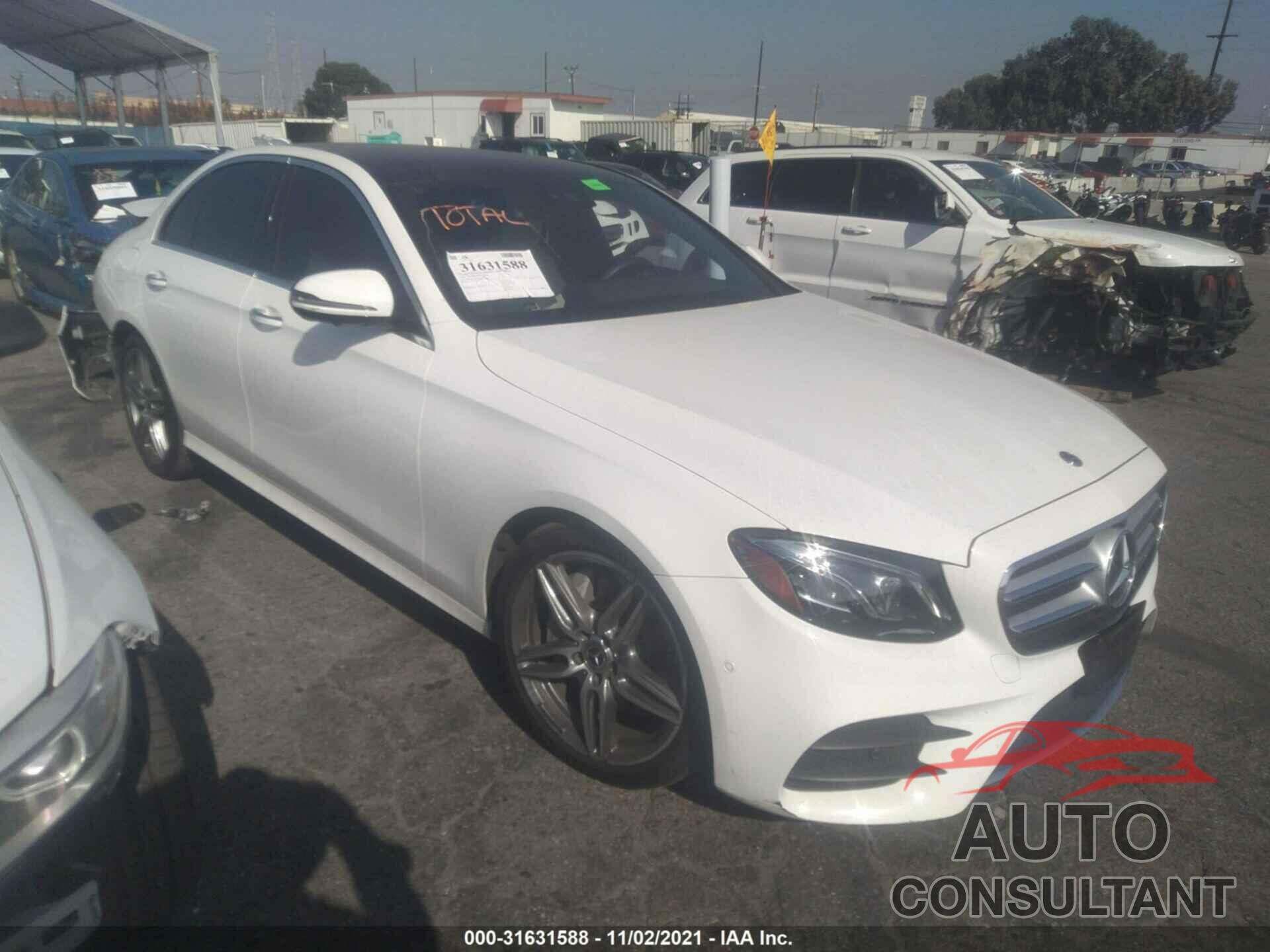 MERCEDES-BENZ E-CLASS 2019 - WDDZF4JB1KA509708