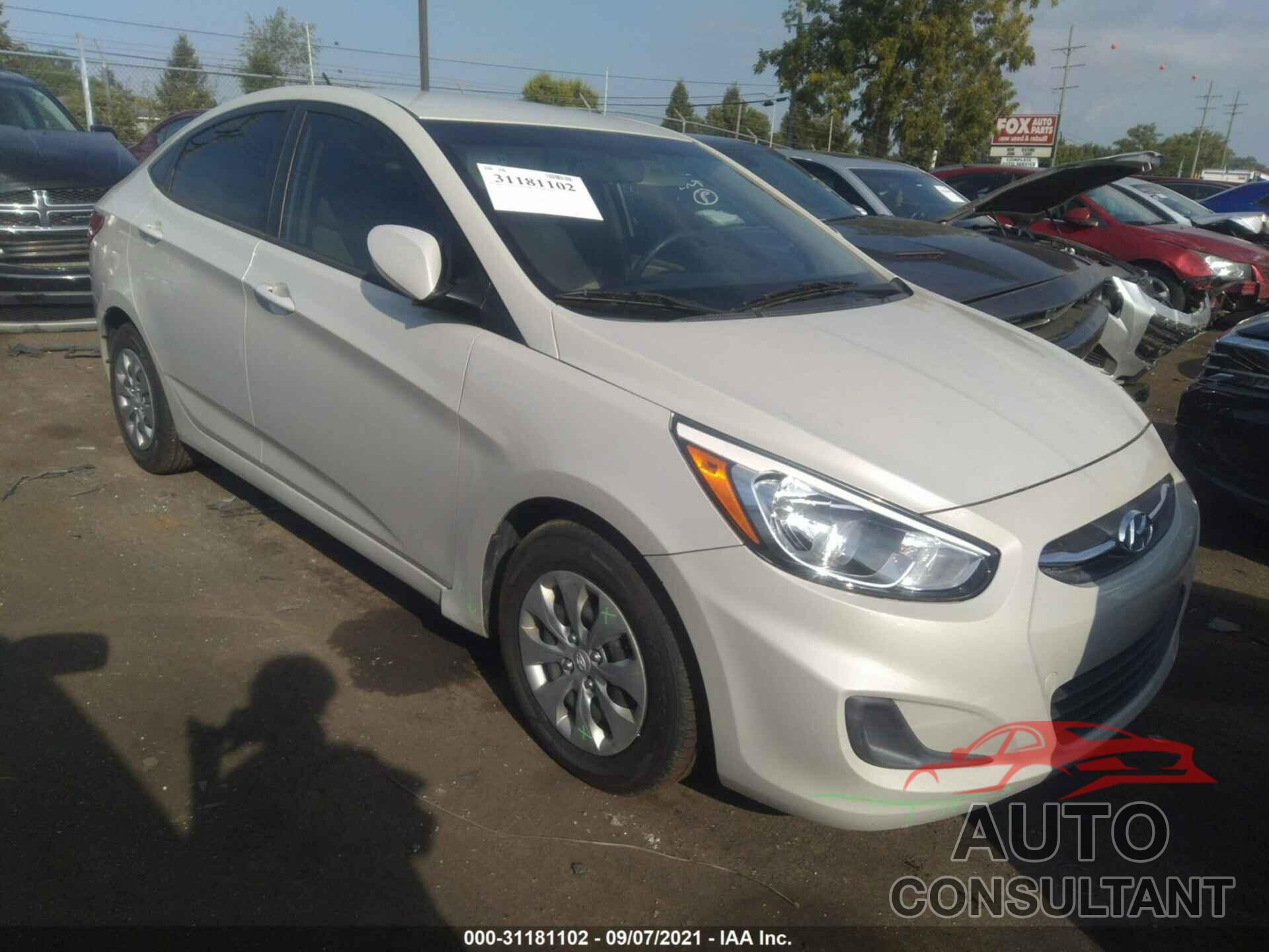 HYUNDAI ACCENT 2016 - KMHCT4AE0GU943106