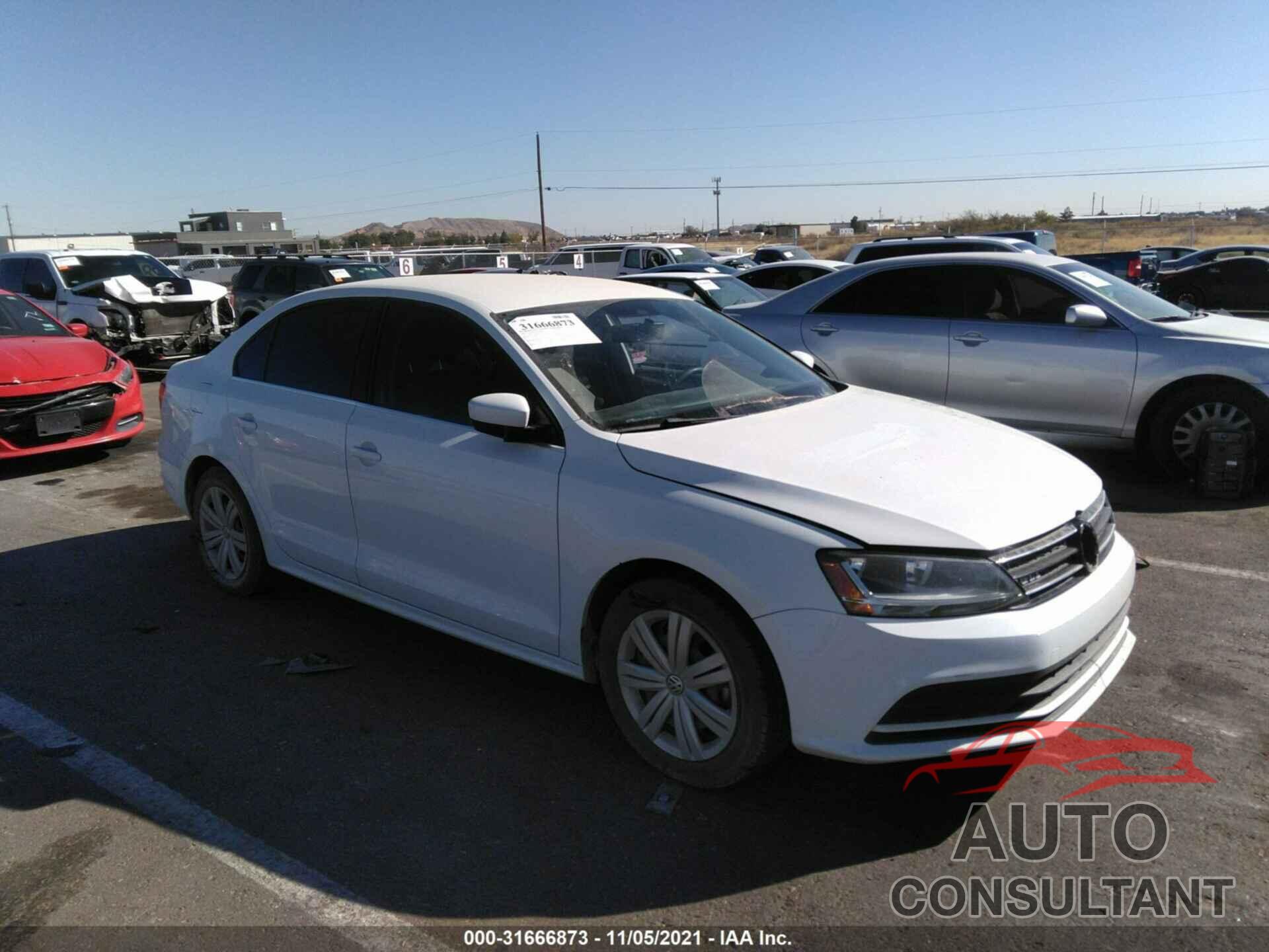 VOLKSWAGEN JETTA 2017 - 3VW2B7AJ3HM376927
