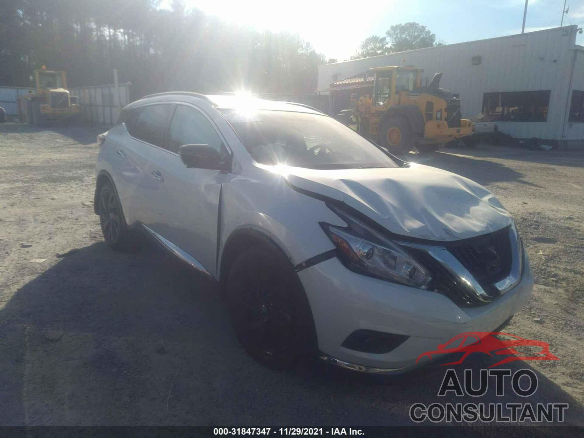 NISSAN MURANO 2017 - 5N1AZ2MG8HN175152