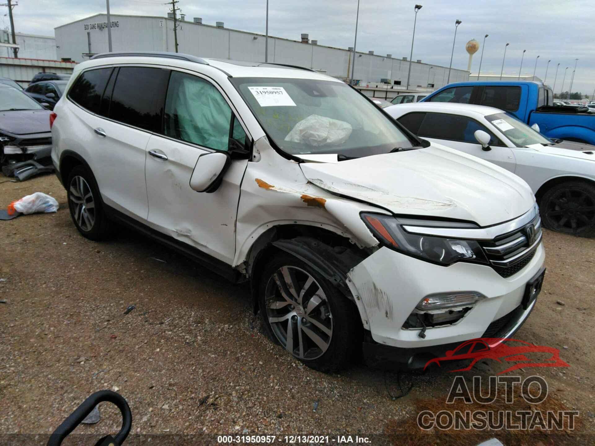HONDA PILOT 2017 - 5FNYF5H95HB047216