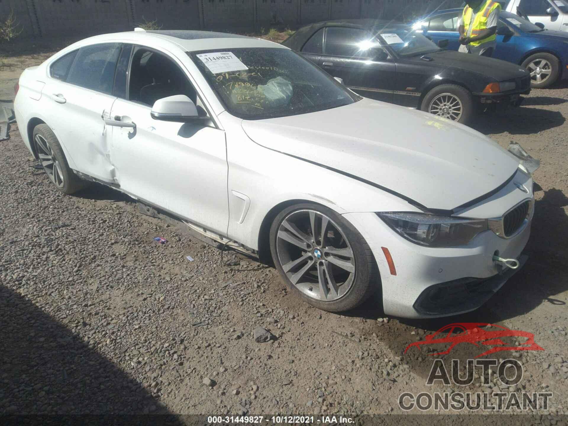 BMW 4 SERIES 2018 - WBA4J1C54JBG79224