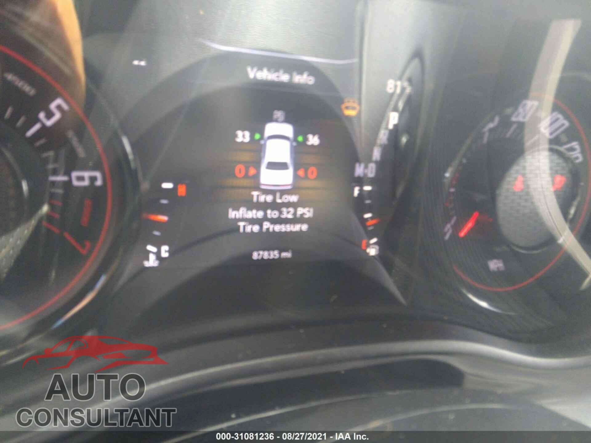 DODGE CHALLENGER 2019 - 2C3CDZAG1KH596093
