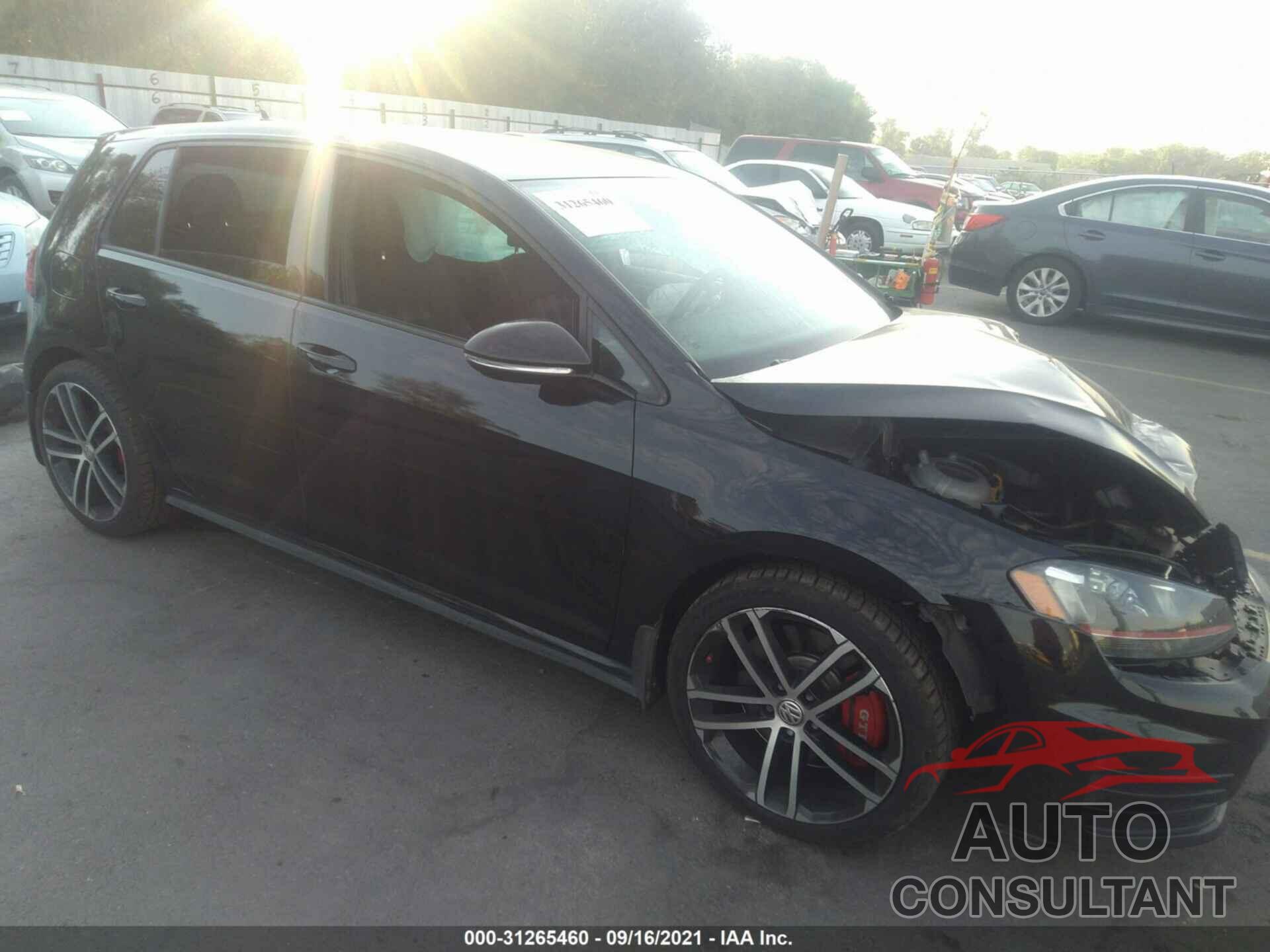 VOLKSWAGEN GOLF GTI 2017 - 3VW447AU3HM074471