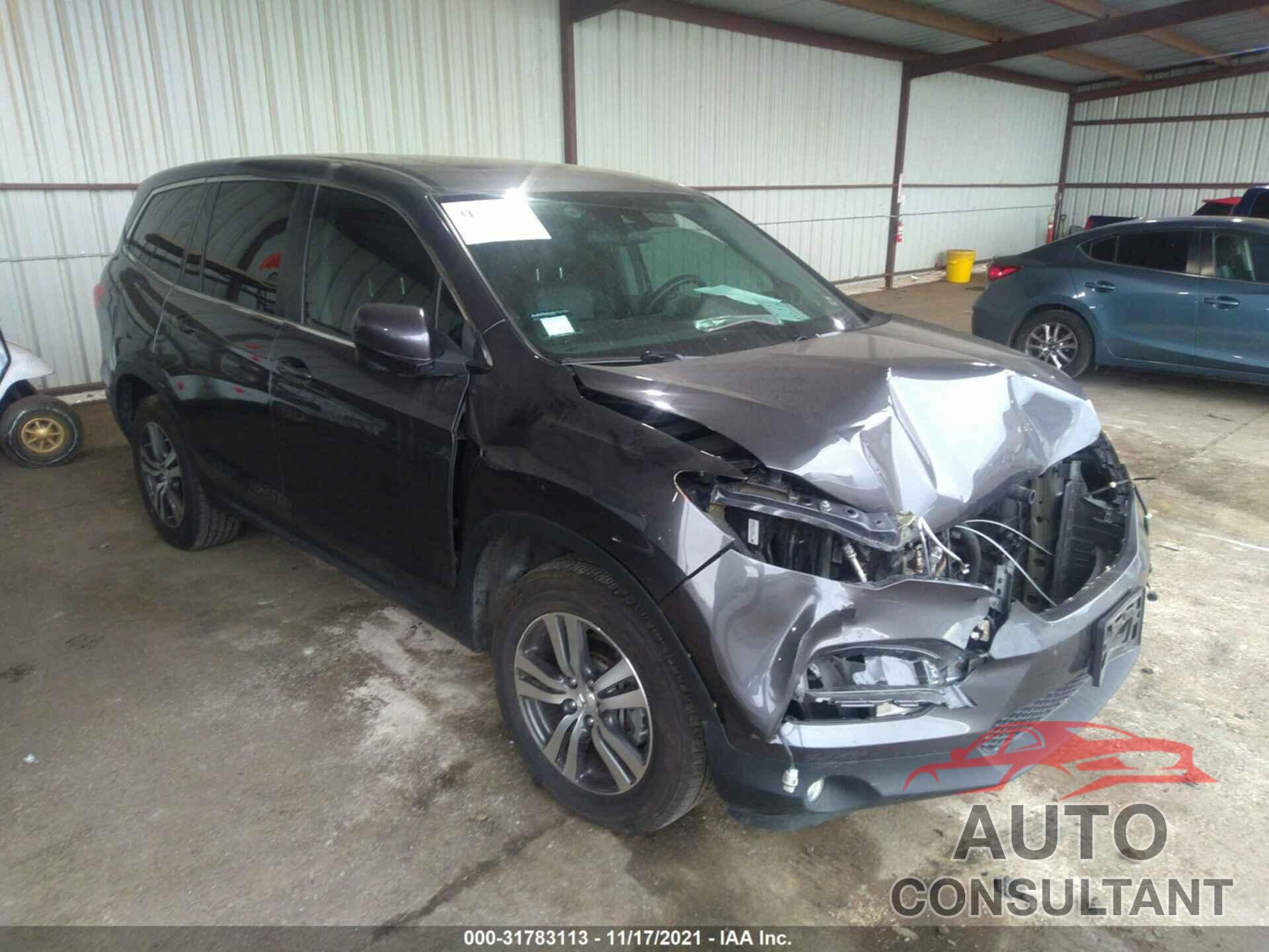 HONDA PILOT 2017 - 5FNYF5H60HB015926
