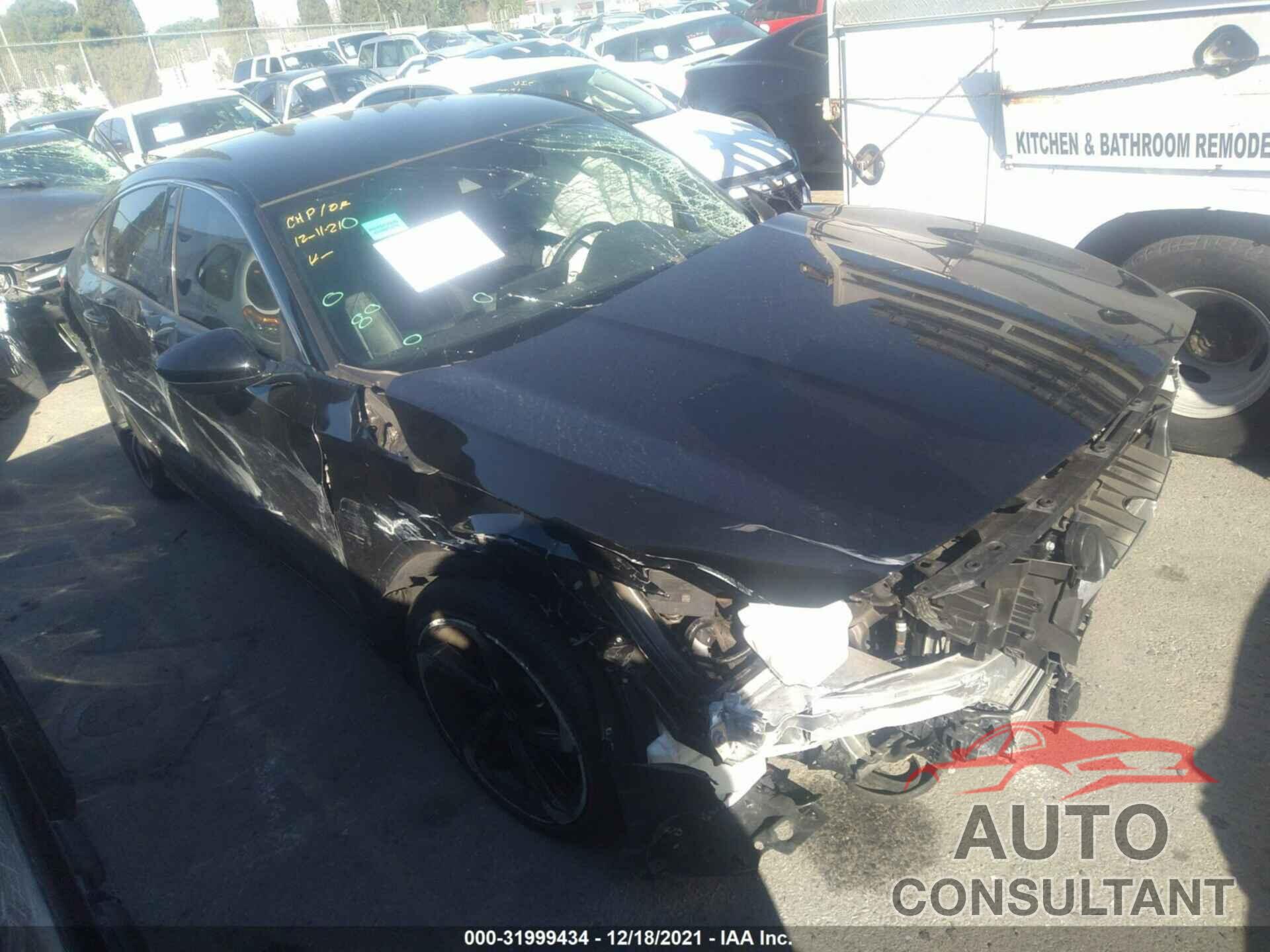 HONDA ACCORD SEDAN 2019 - 1HGCV1F30KA143437