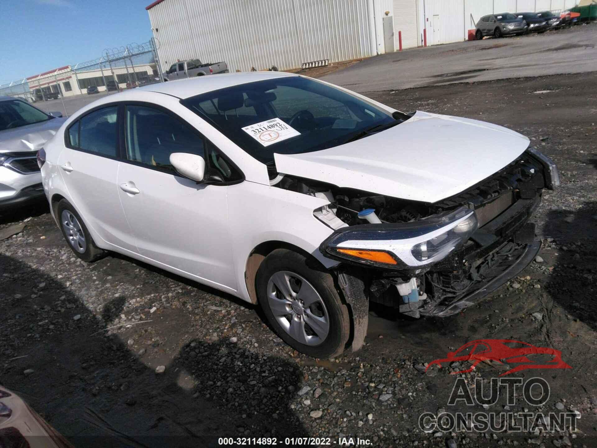 KIA FORTE 2017 - 3KPFK4A72HE060257