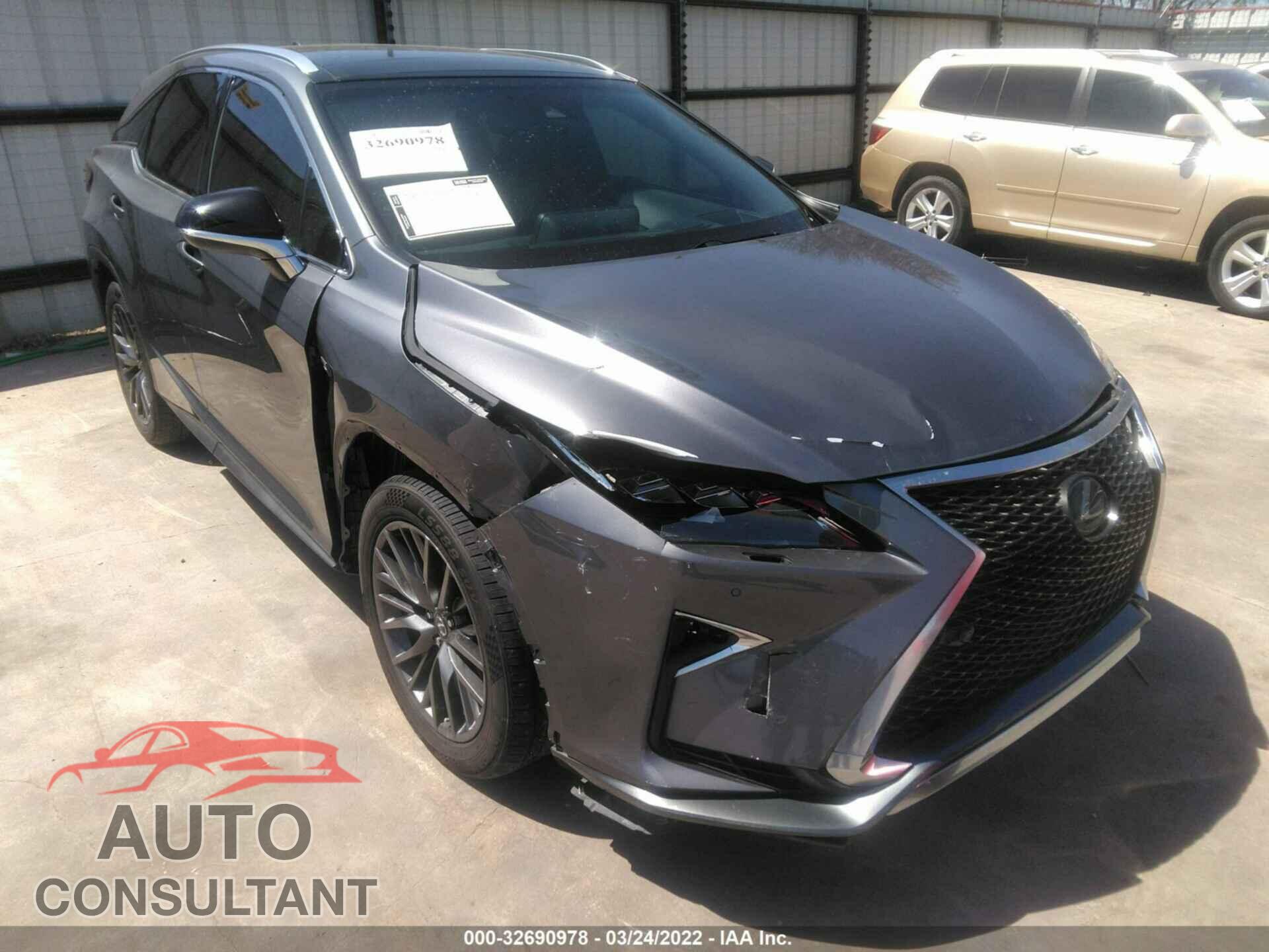 LEXUS RX 2019 - 2T2BZMCA9KC190900