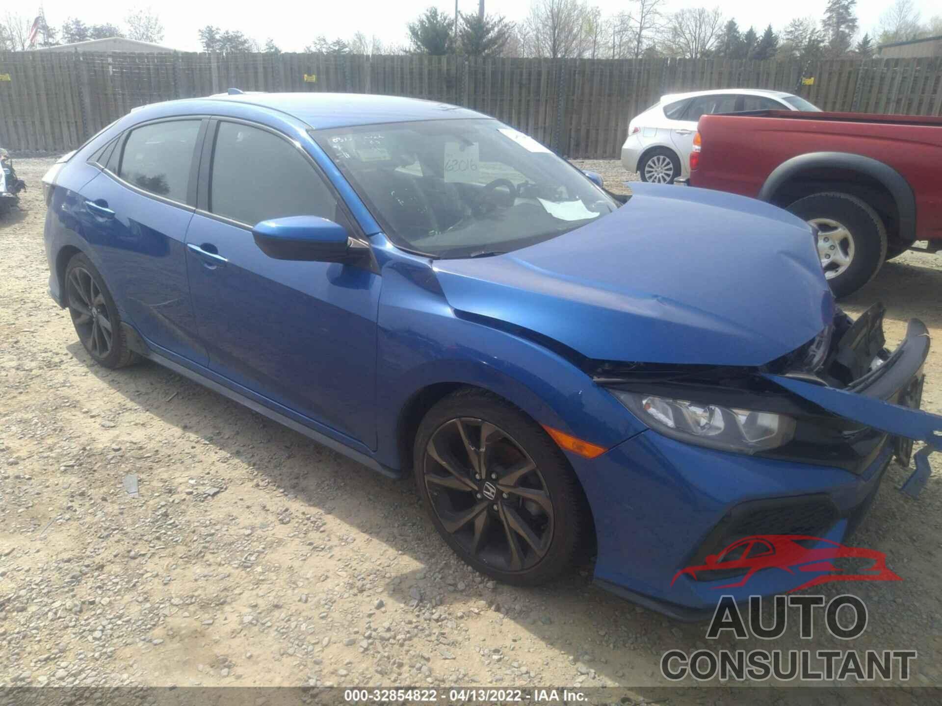 HONDA CIVIC HATCHBACK 2018 - SHHFK7H45JU202130