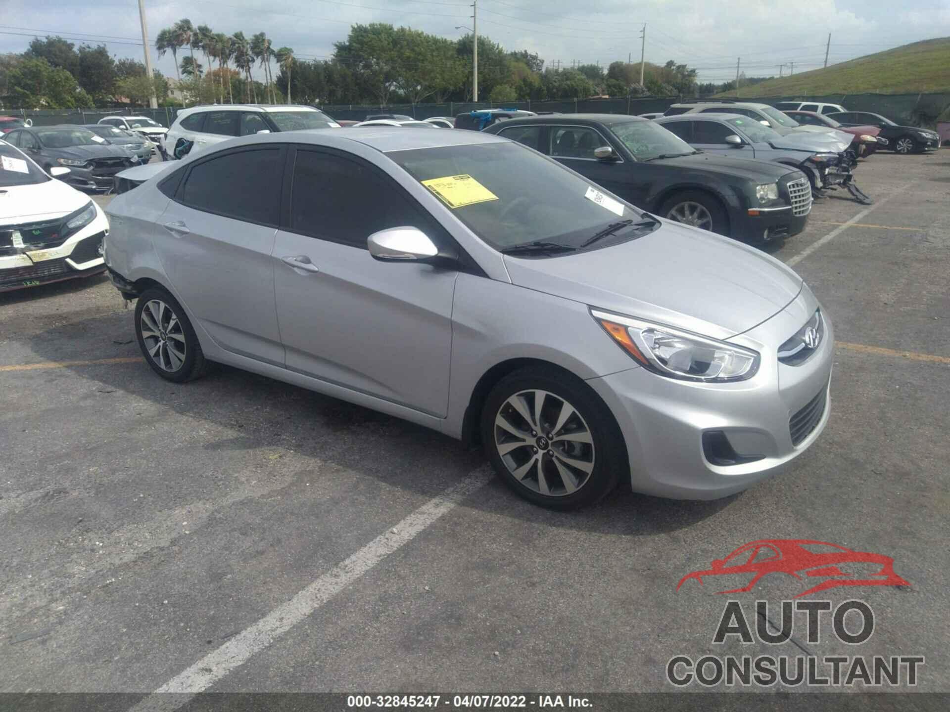 HYUNDAI ACCENT 2017 - KMHCT4AE8HU350210