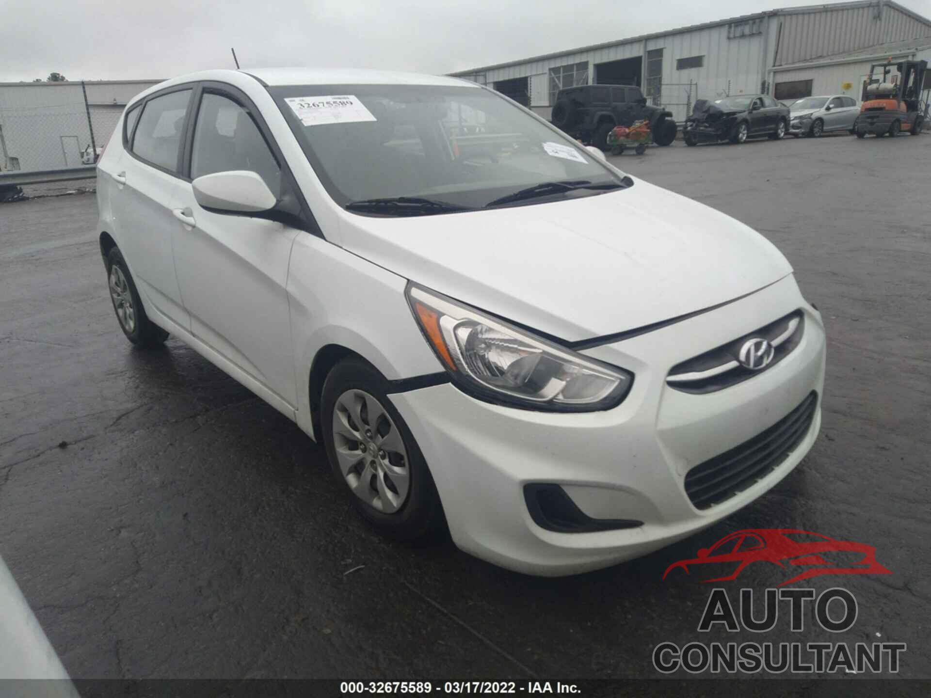 HYUNDAI ACCENT 2016 - KMHCT5AE4GU280984