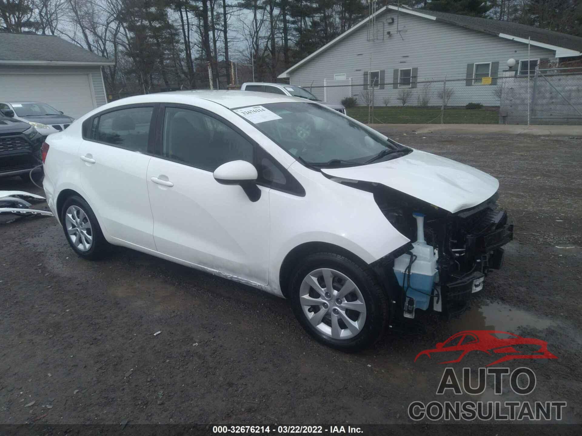 KIA RIO 2016 - KNADM4A3XG6554530