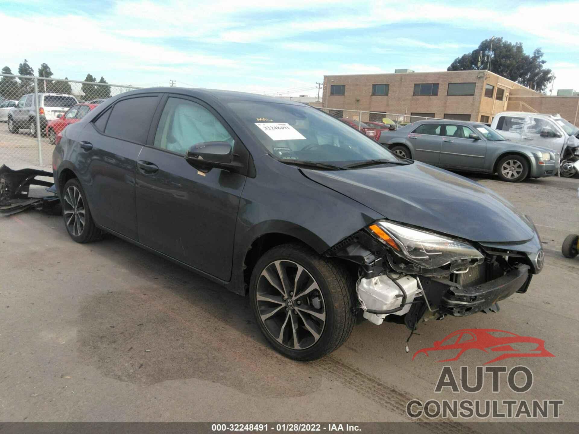 TOYOTA COROLLA 2017 - 5YFBURHE8HP711495