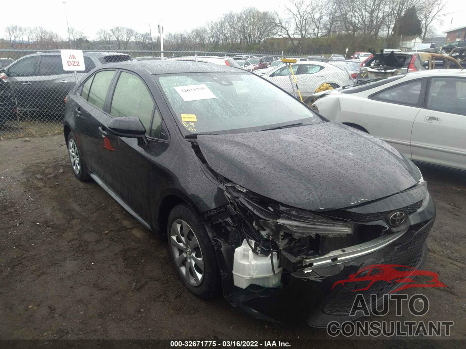 TOYOTA COROLLA 2020 - JTDEPRAEXLJ018441