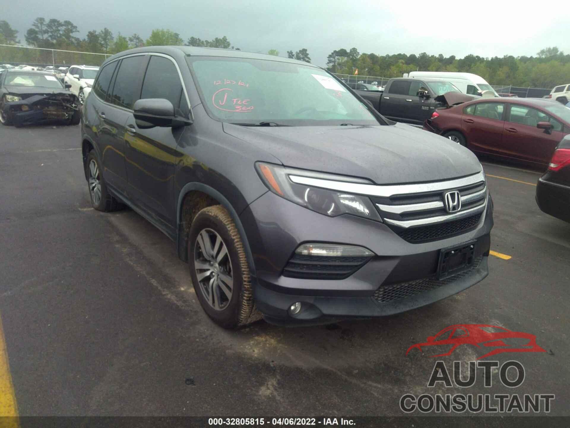 HONDA PILOT 2016 - 5FNYF5H87GB004163