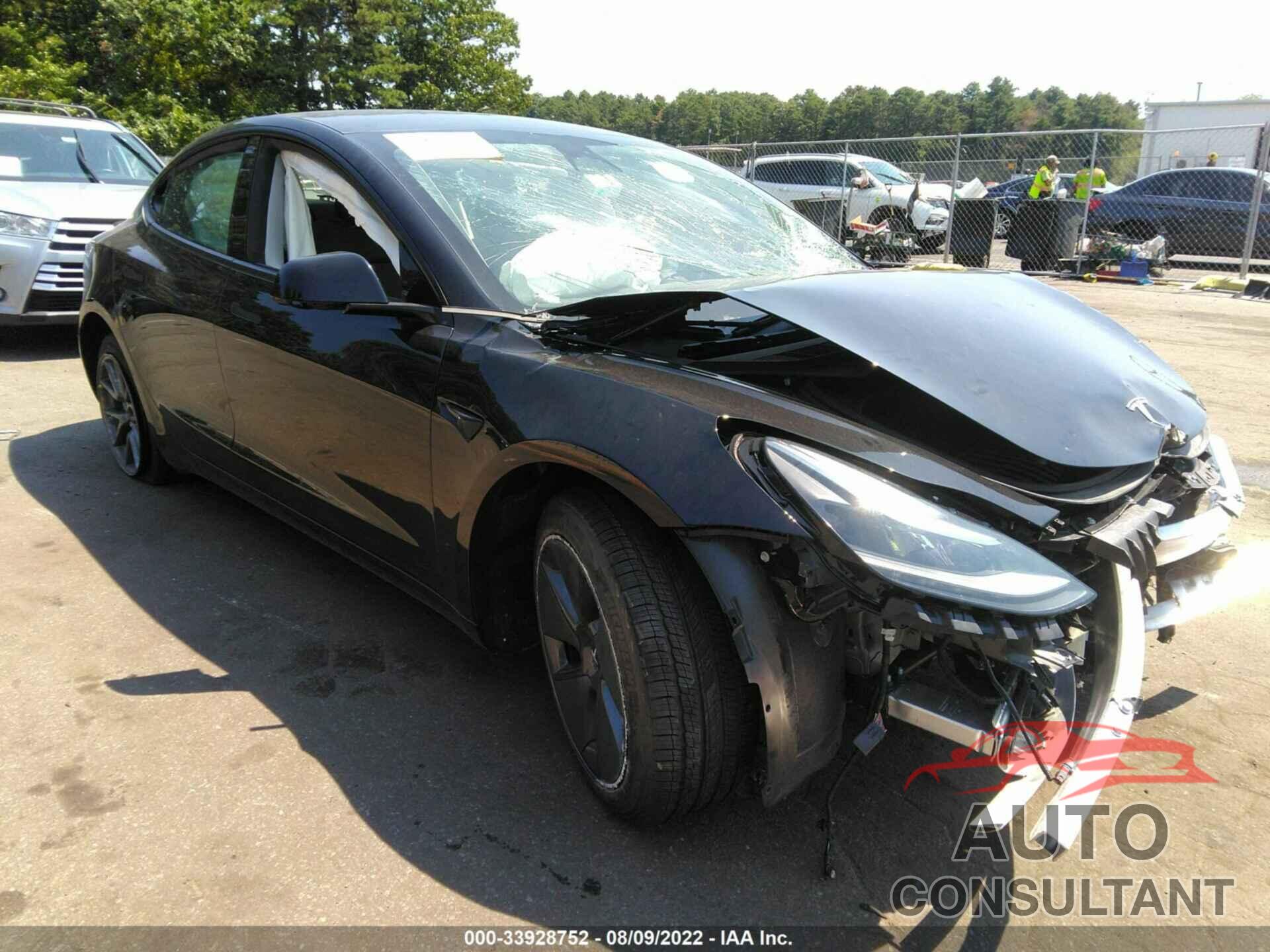 TESLA MODEL 3 2022 - 5YJ3E1EB6NF187882