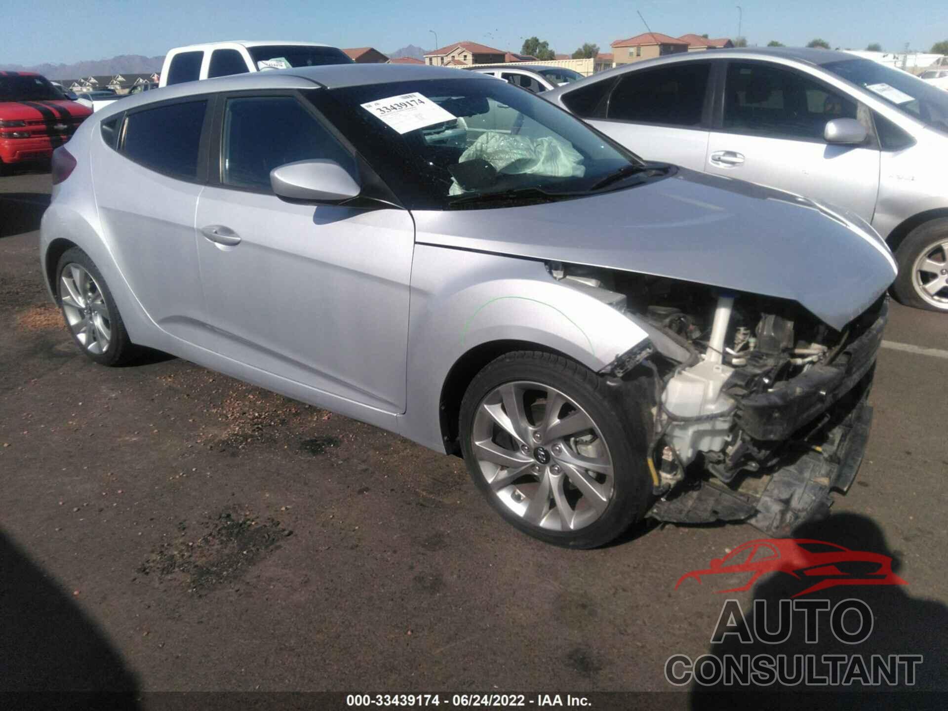 HYUNDAI VELOSTER 2016 - KMHTC6AD3GU292900