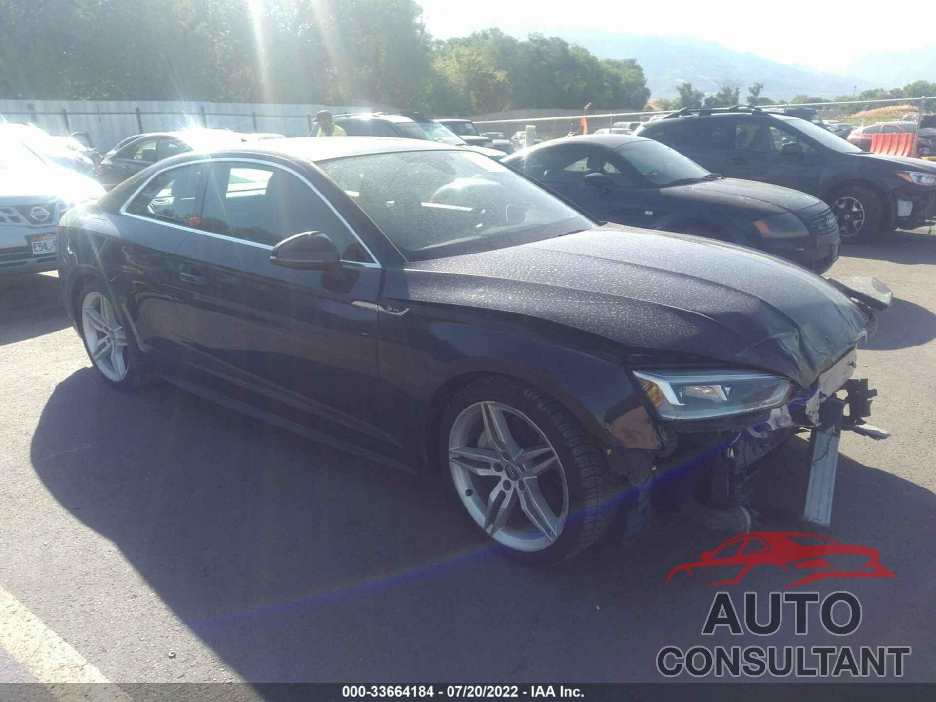 AUDI A5 COUPE 2018 - WAUTNAF50JA010849