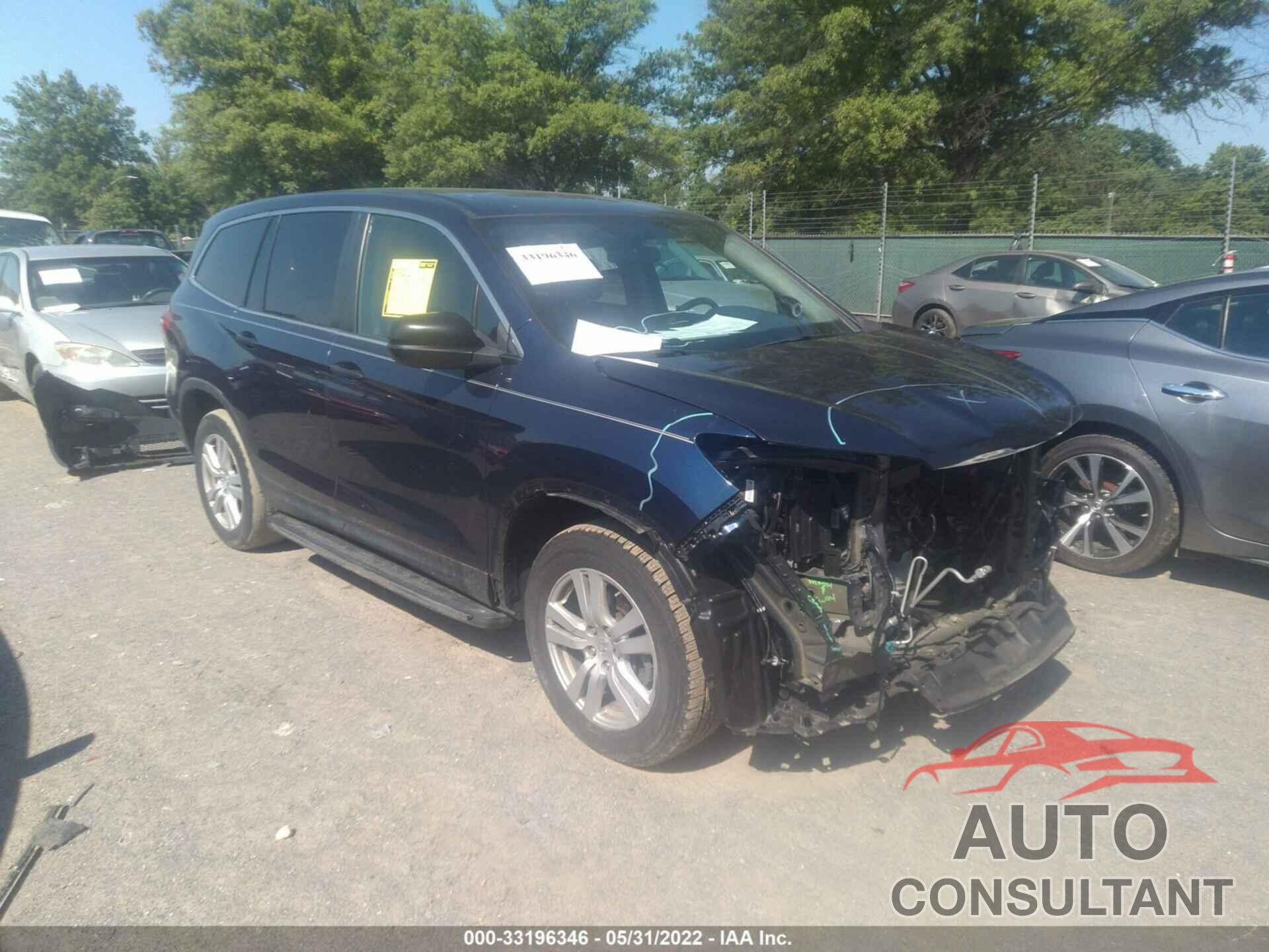 HONDA PILOT 2018 - 5FNYF6H15JB056827
