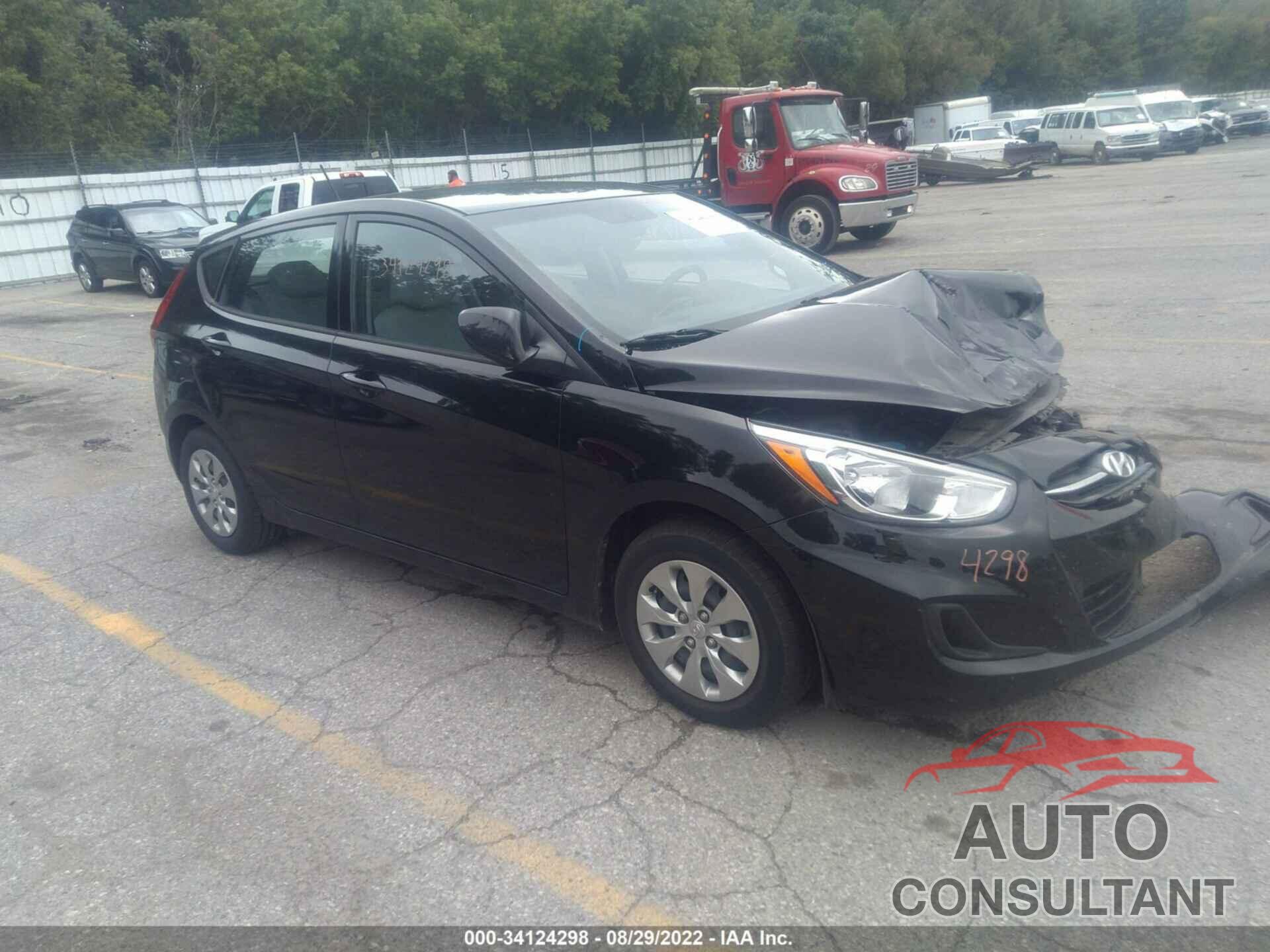 HYUNDAI ACCENT 2017 - KMHCT5AE6HU354505