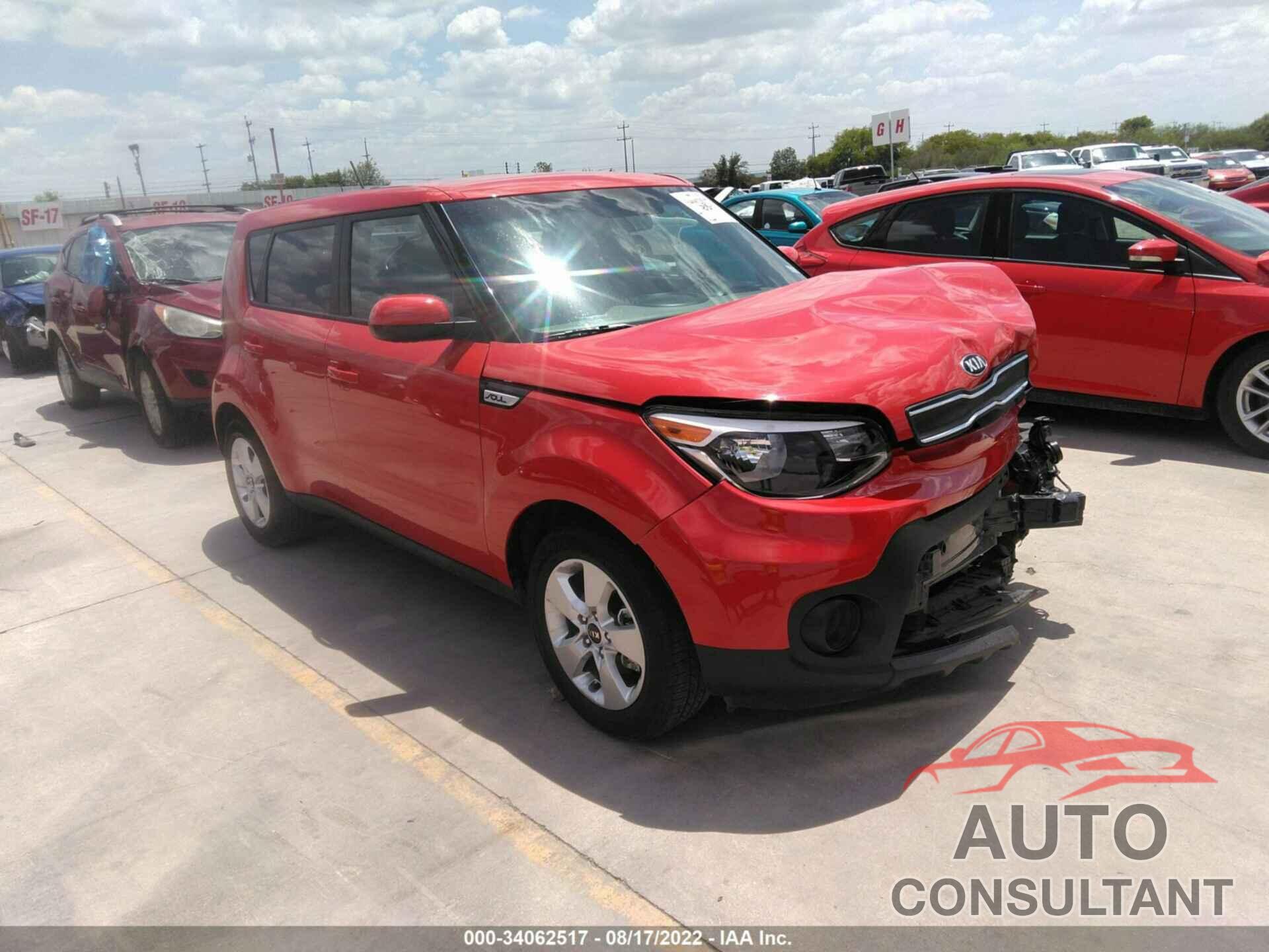 KIA SOUL 2019 - KNDJN2A2XK7654497