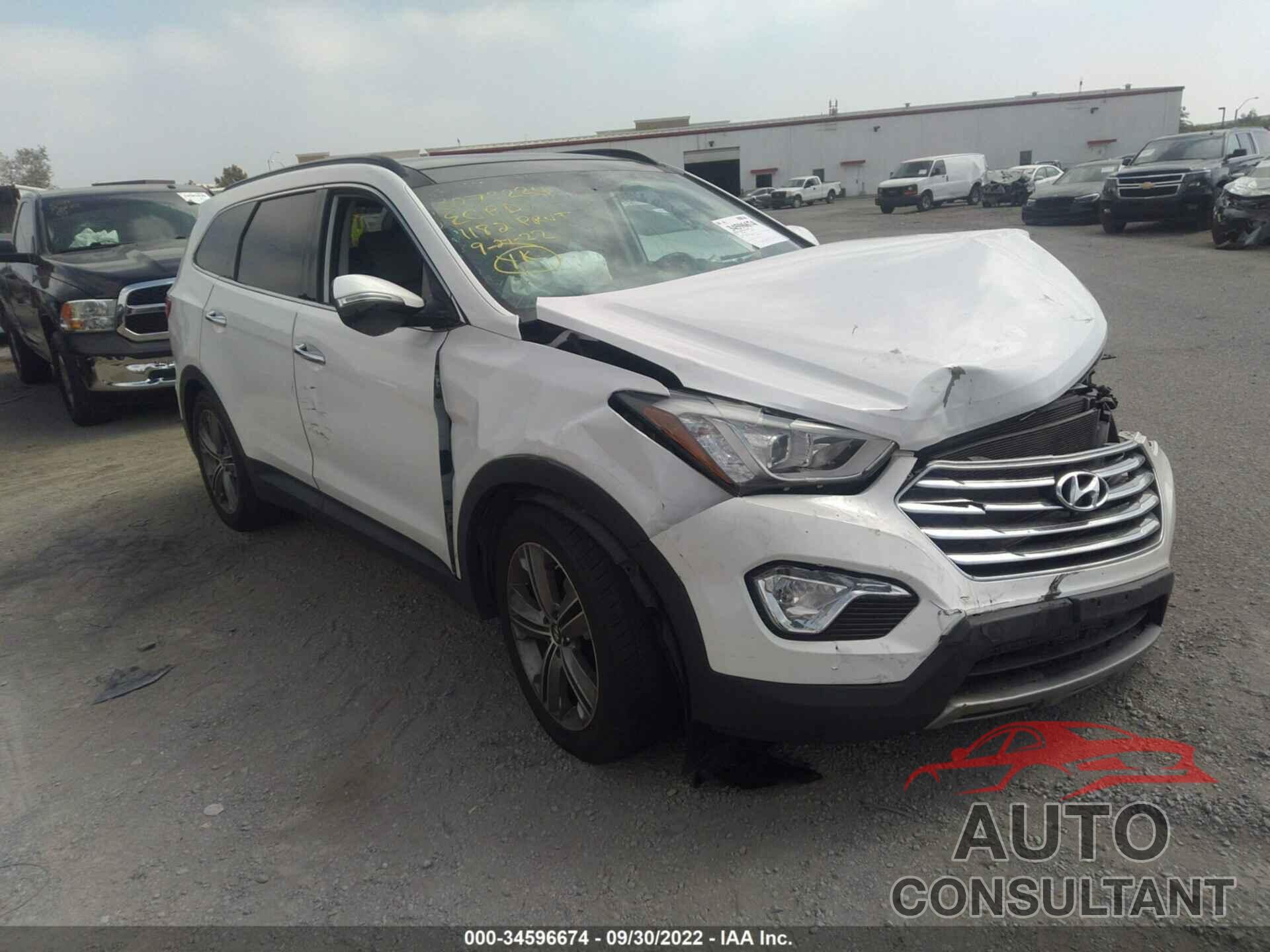 HYUNDAI SANTA FE 2016 - KM8SR4HF2GU164167