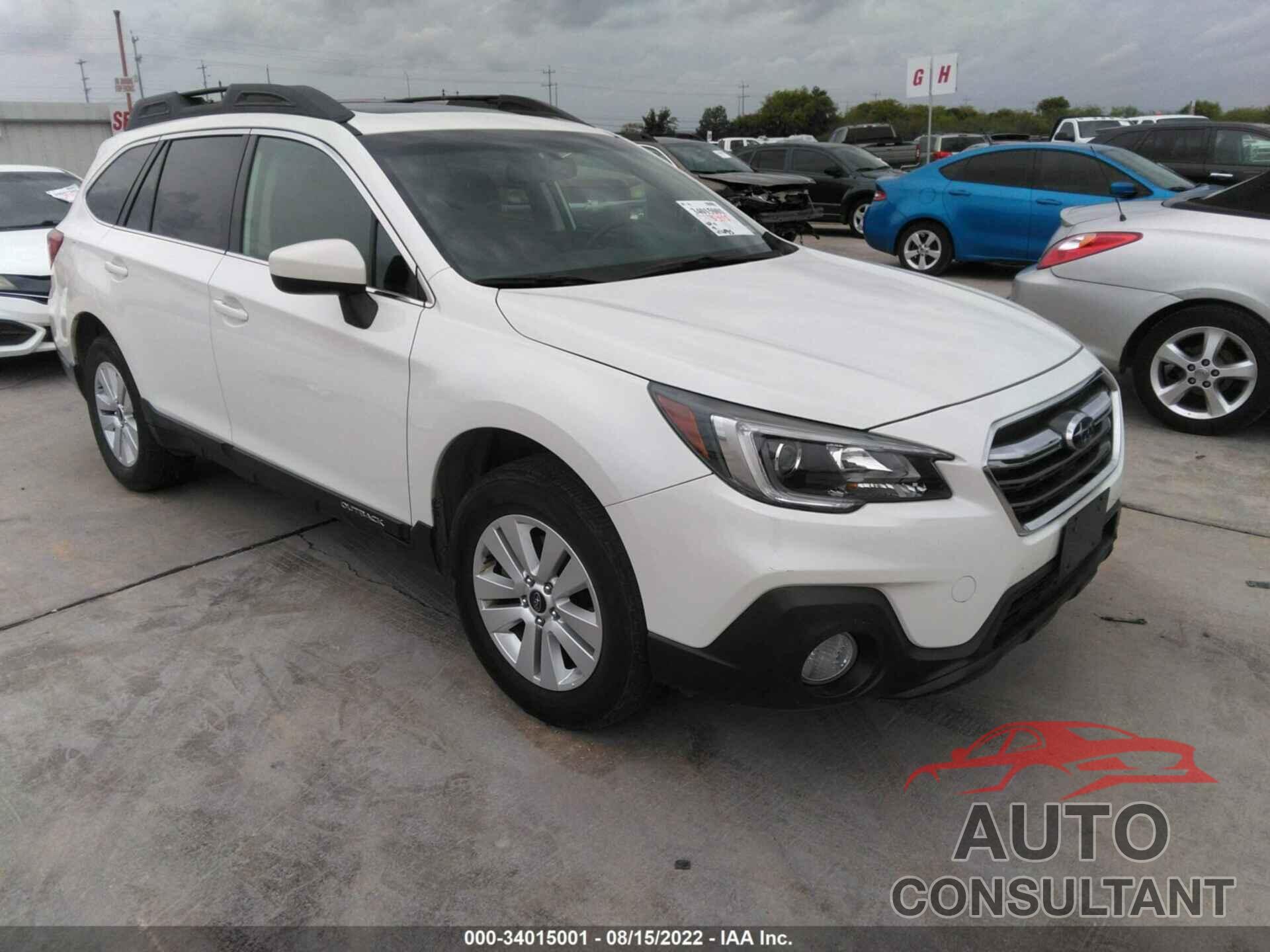 SUBARU OUTBACK 2018 - 4S4BSADC9J3380187