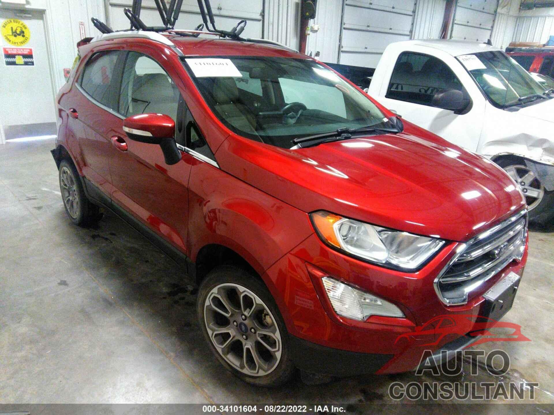 FORD ECOSPORT 2018 - MAJ6P1WL6JC174111