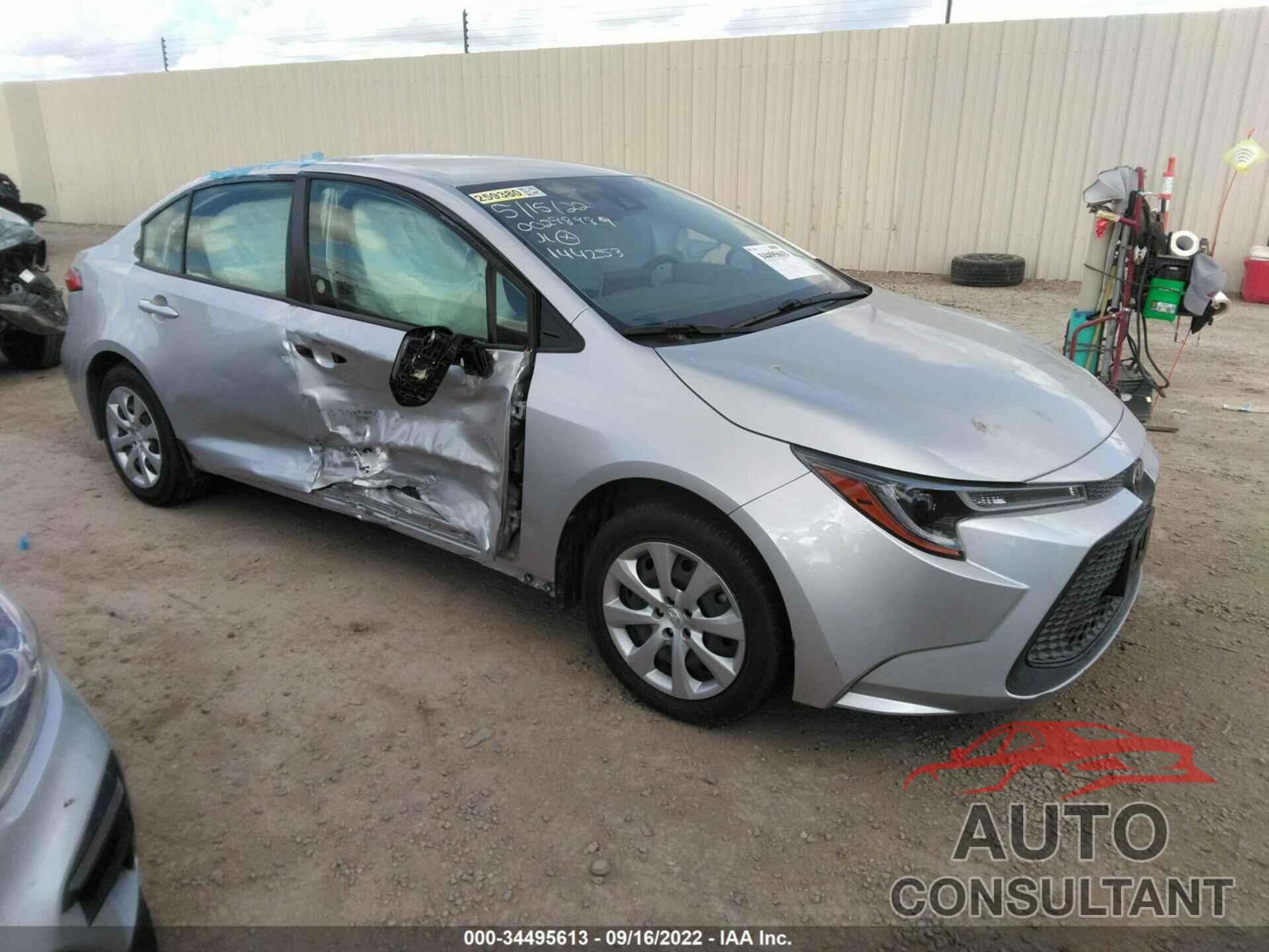 TOYOTA COROLLA 2021 - JTDEPMAE8MJ144253