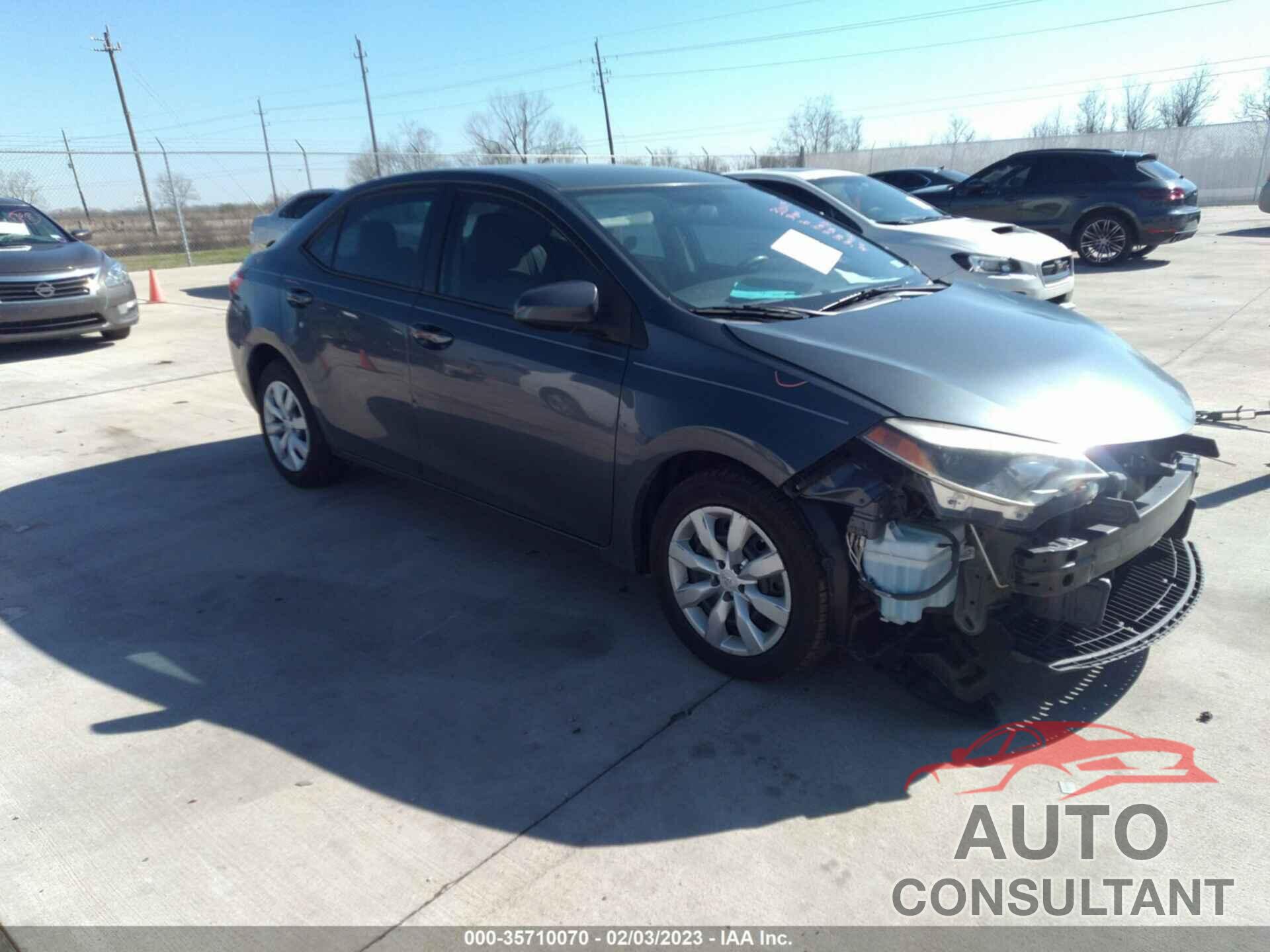 TOYOTA COROLLA 2016 - 5YFBURHE0GP511466