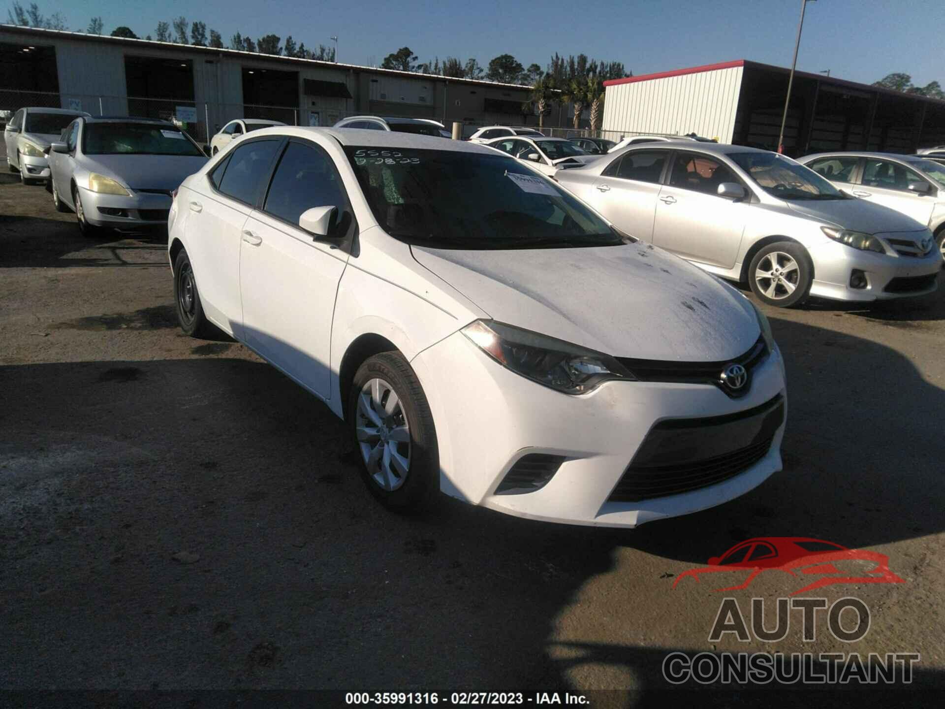TOYOTA COROLLA 2016 - 2T1BURHEXGC495552