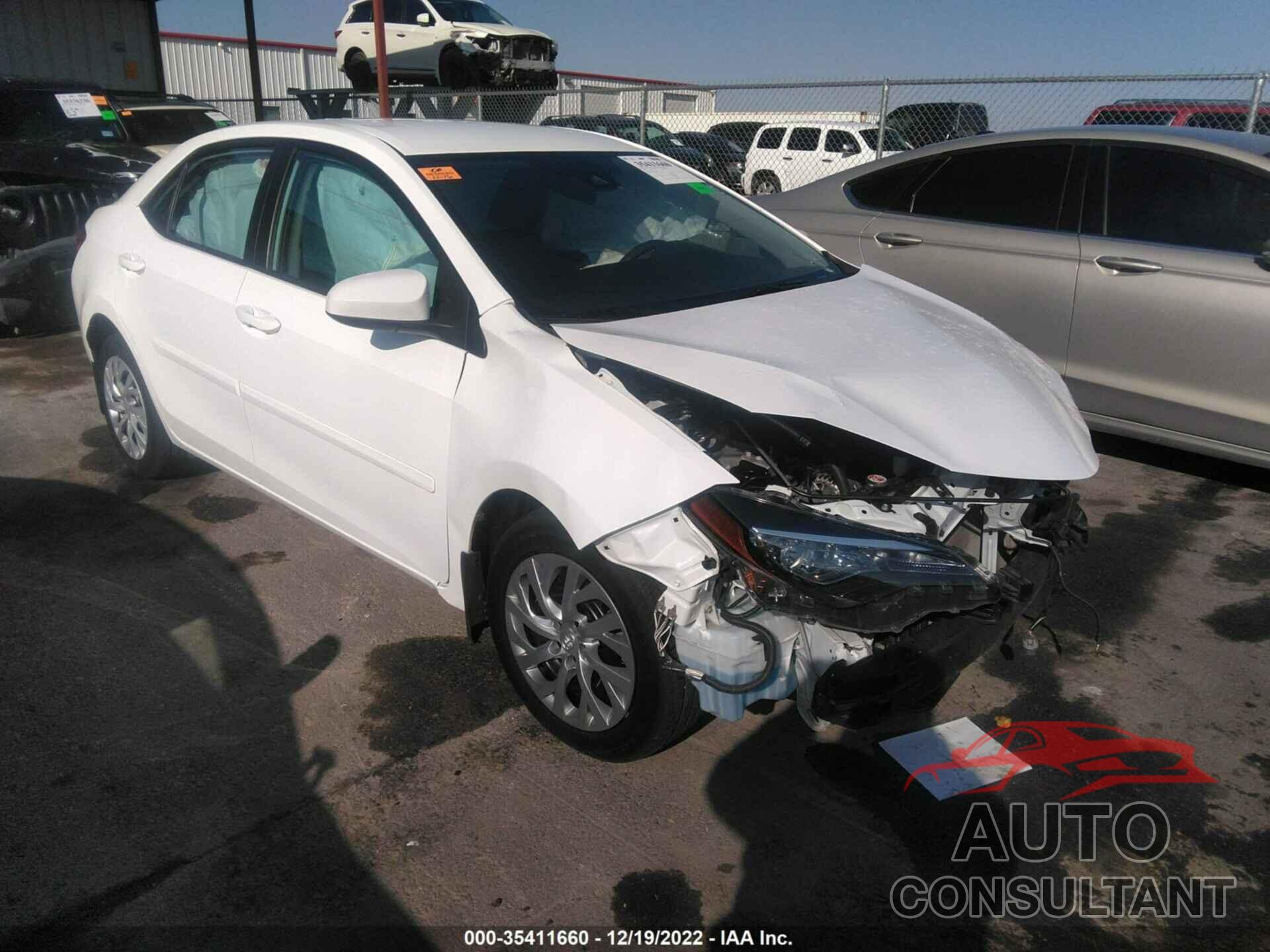 TOYOTA COROLLA 2019 - 2T1BURHE4KC161476