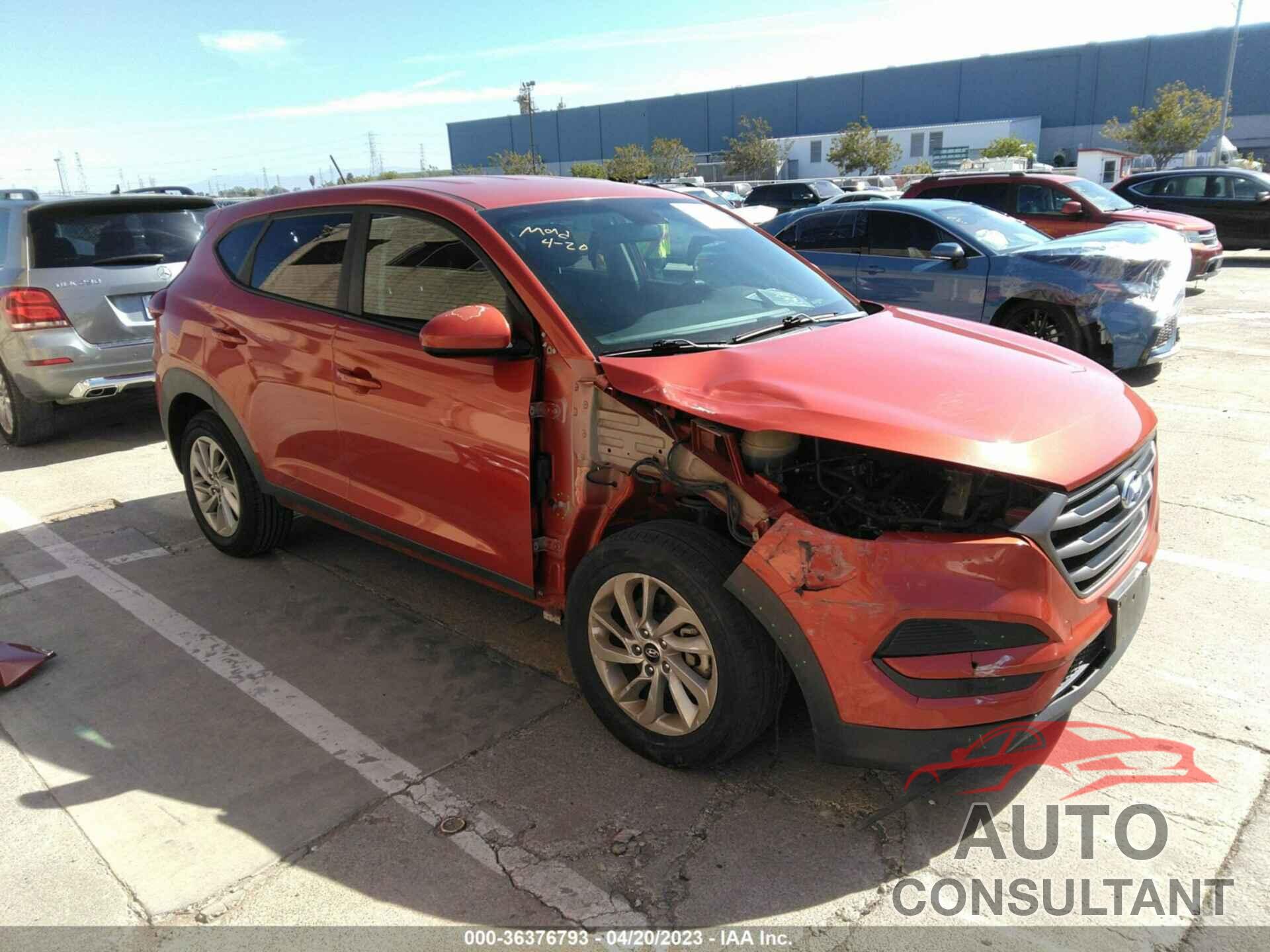 HYUNDAI TUCSON 2016 - KM8J23A4XGU119139