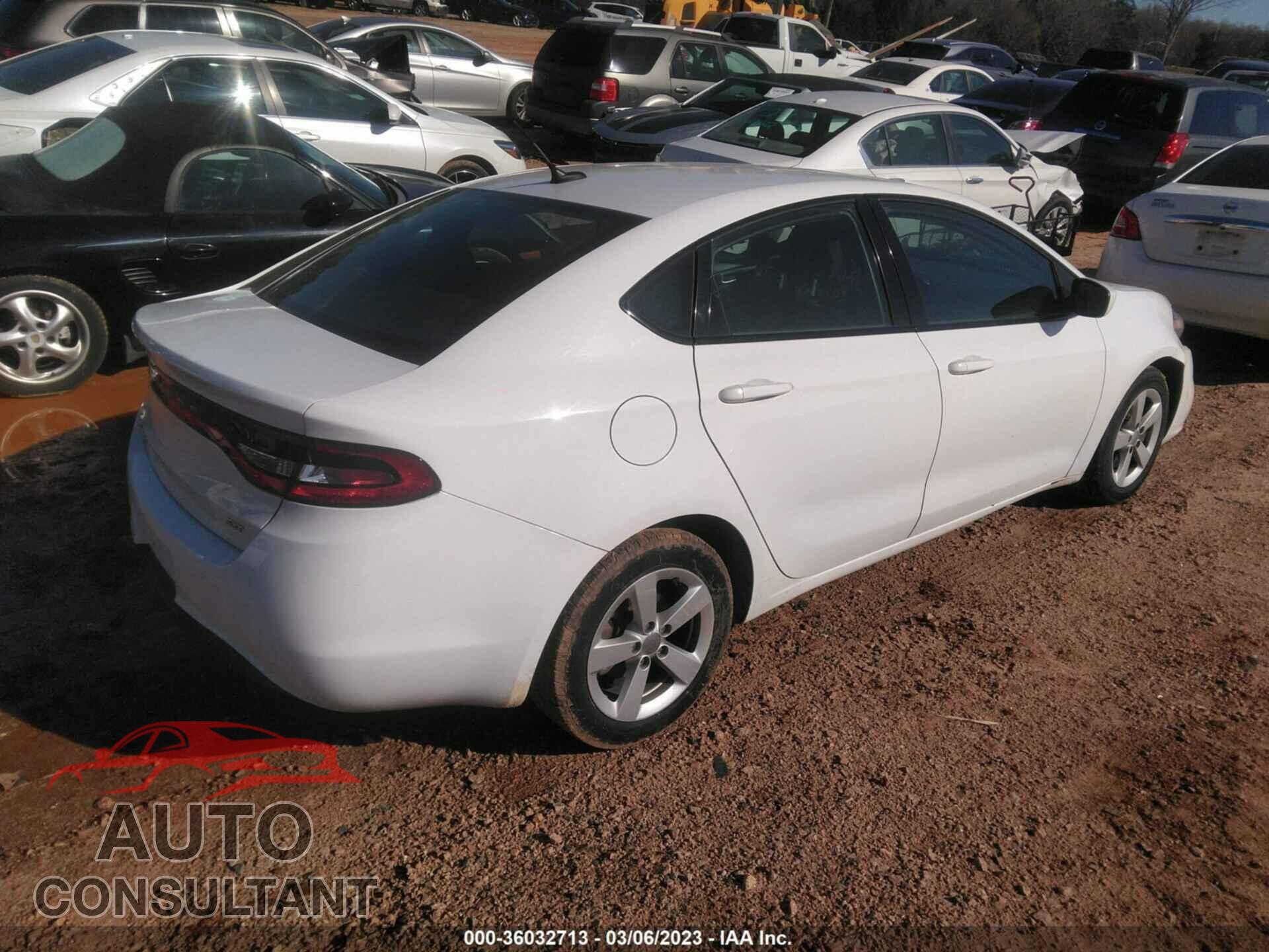 DODGE DART 2015 - 1C3CDFBB2FD265320