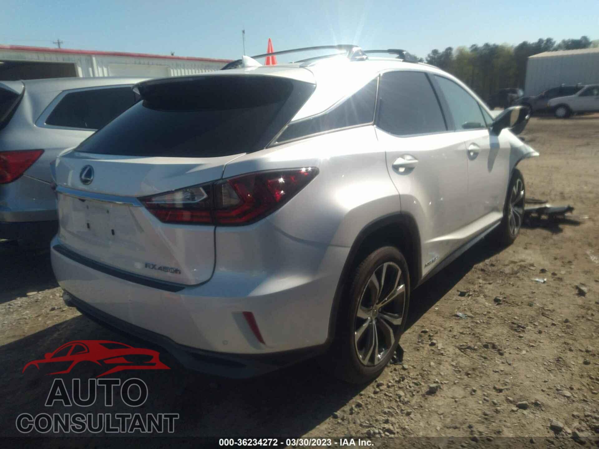 LEXUS RX 450H 2017 - 2T2BGMCA1HC014292