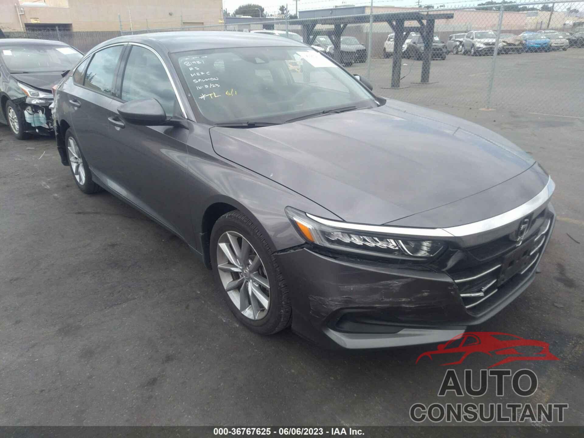 HONDA ACCORD SEDAN 2021 - 1HGCV1F17MA117614