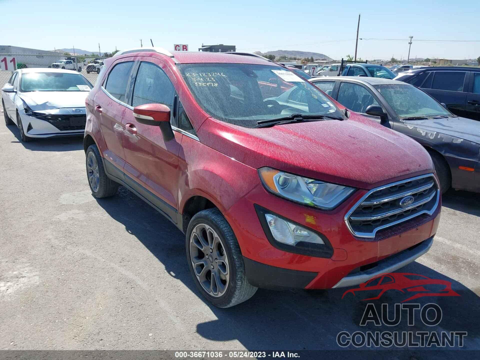 FORD ECOSPORT 2018 - MAJ6P1WLXJC233130