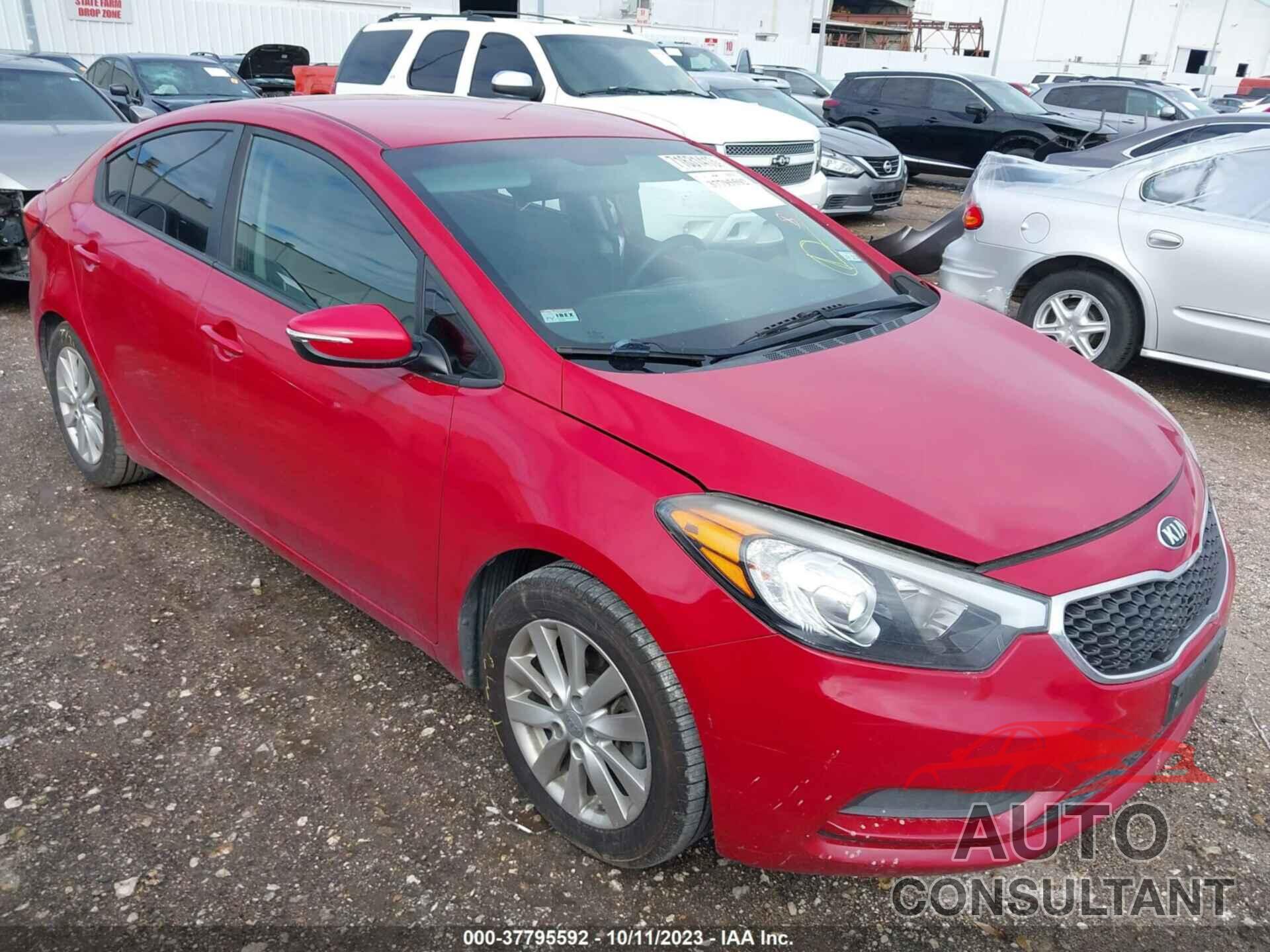 KIA FORTE 2016 - KNAFX4A62G5509808