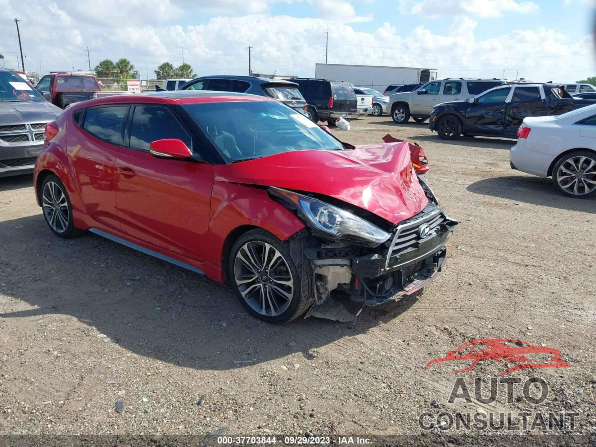 HYUNDAI VELOSTER 2016 - KMHTC6AE5GU297069