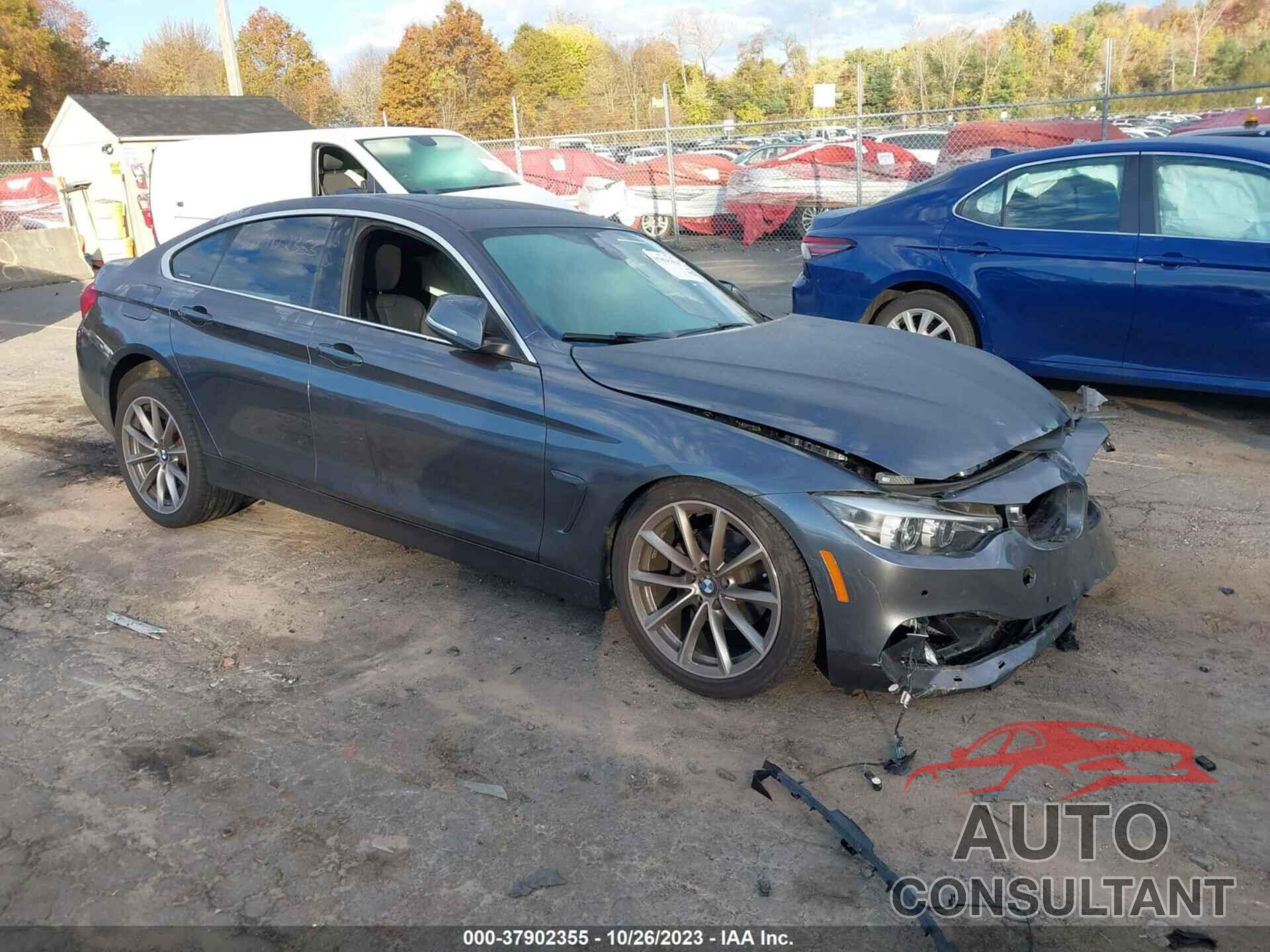 BMW 4 SERIES 2018 - WBA4J3C58JBG95762