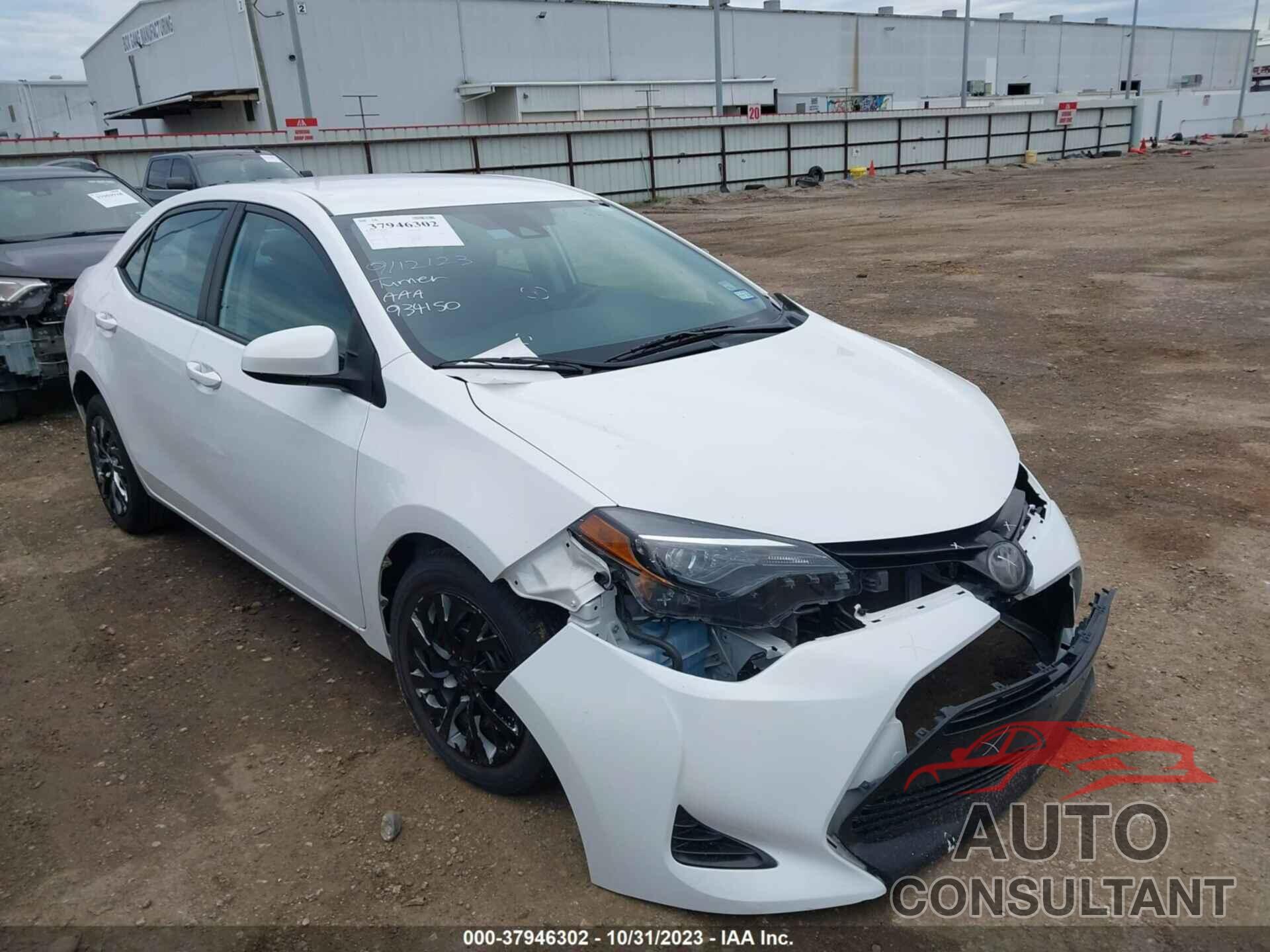 TOYOTA COROLLA 2019 - 2T1BURHE3KC241321