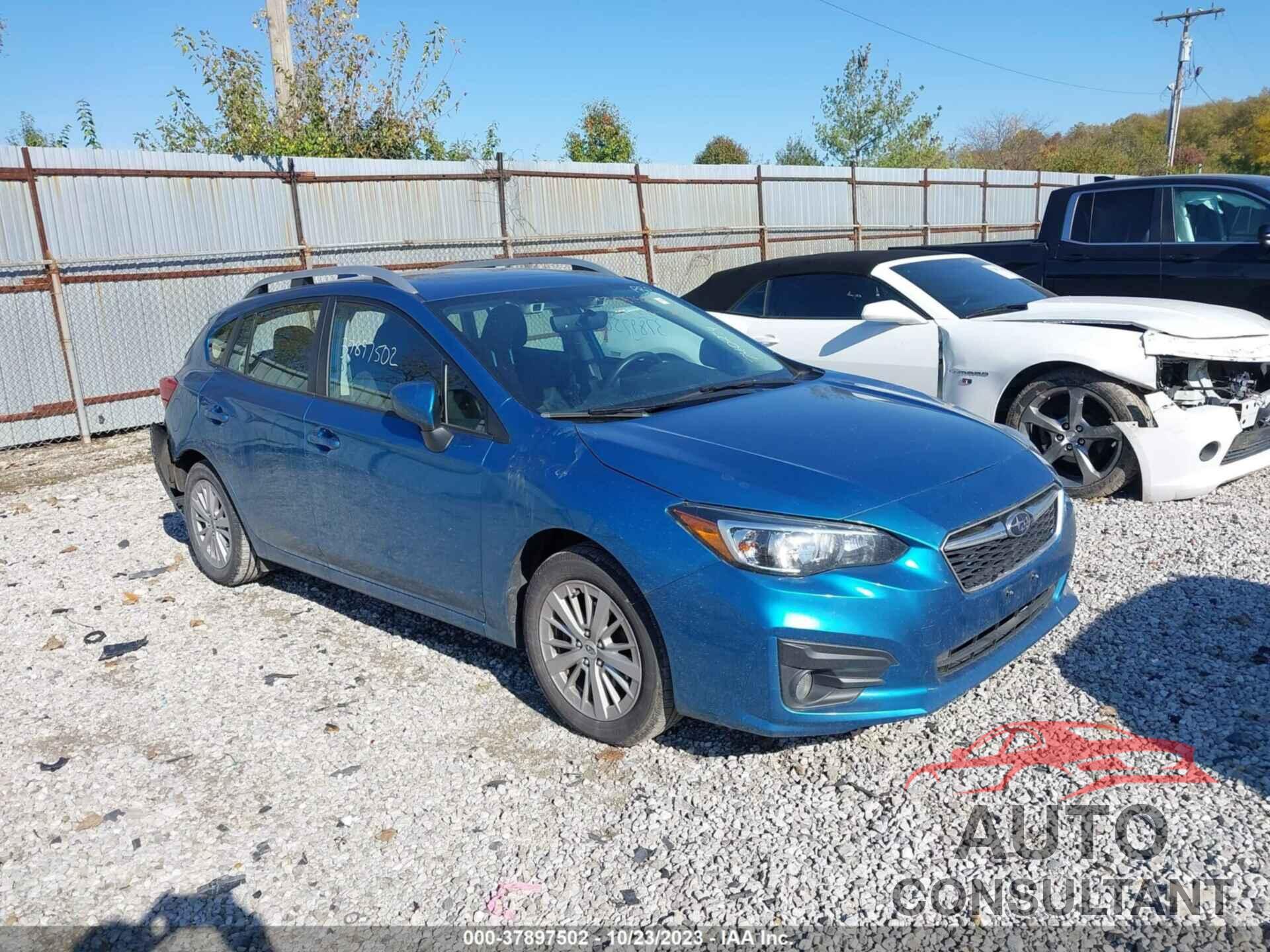 SUBARU IMPREZA 2018 - 4S3GTAD66J3740274