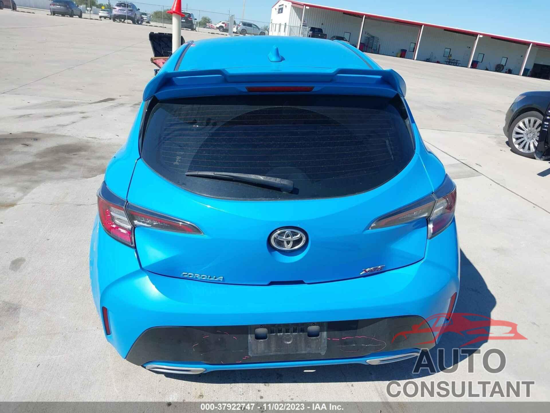 TOYOTA COROLLA HATCHBACK 2019 - JTNK4RBE3K3007483