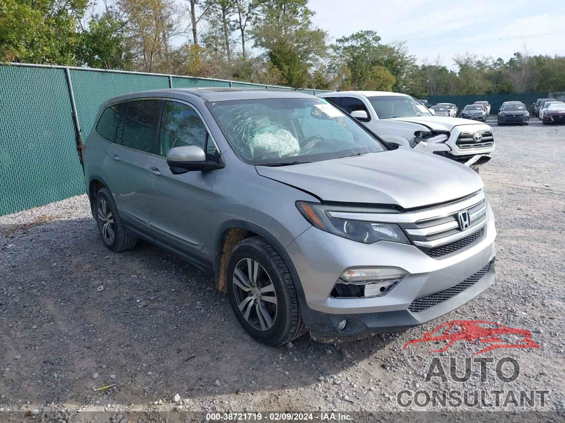 HONDA PILOT 2017 - 5FNYF5H53HB047552