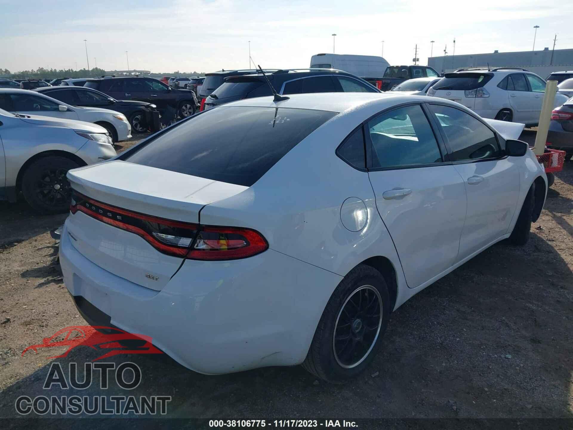 DODGE DART 2015 - 1C3CDFBB5FD351575