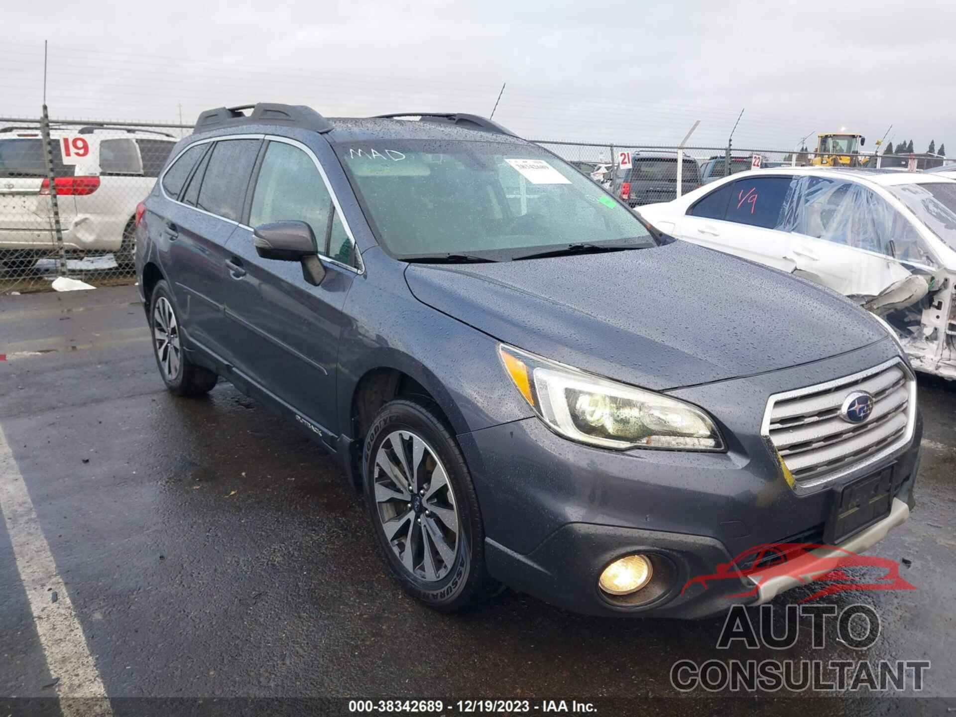 SUBARU OUTBACK 2017 - 4S4BSANCXH3364153