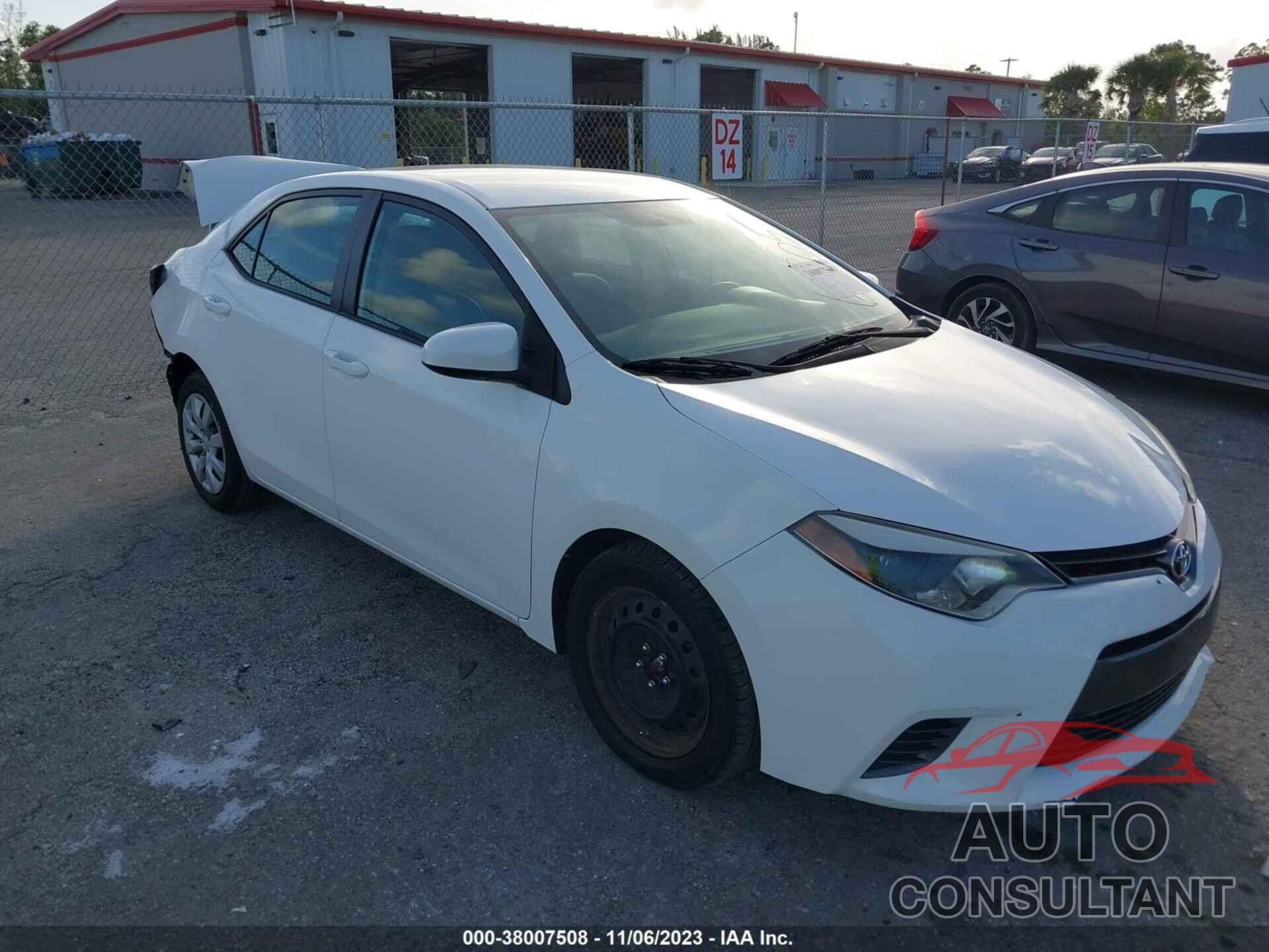 TOYOTA COROLLA 2016 - 2T1BURHE8GC616305
