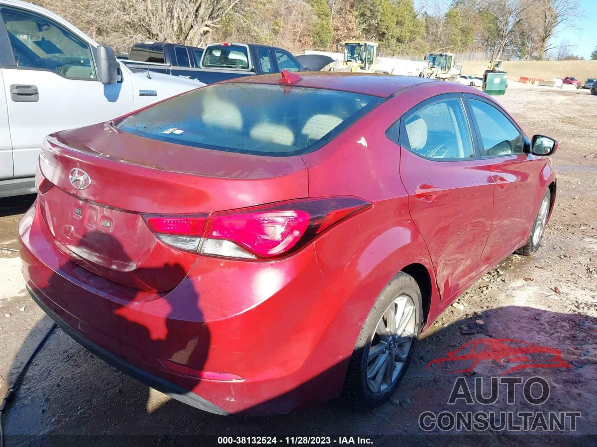 HYUNDAI ELANTRA 2016 - 5NPDH4AE8GH764610