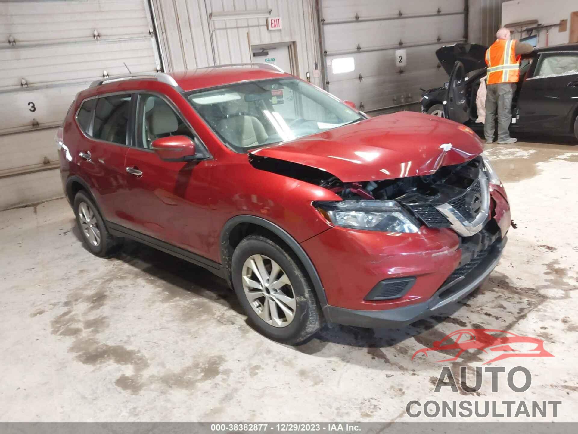 NISSAN ROGUE 2016 - KNMAT2MV7GP724122