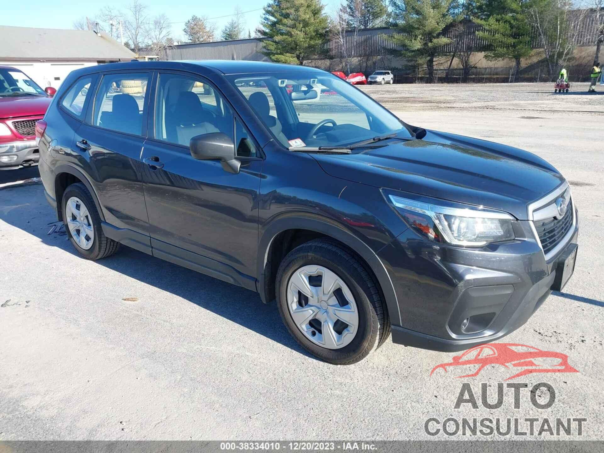 SUBARU FORESTER 2019 - JF2SKAAC7KH515522